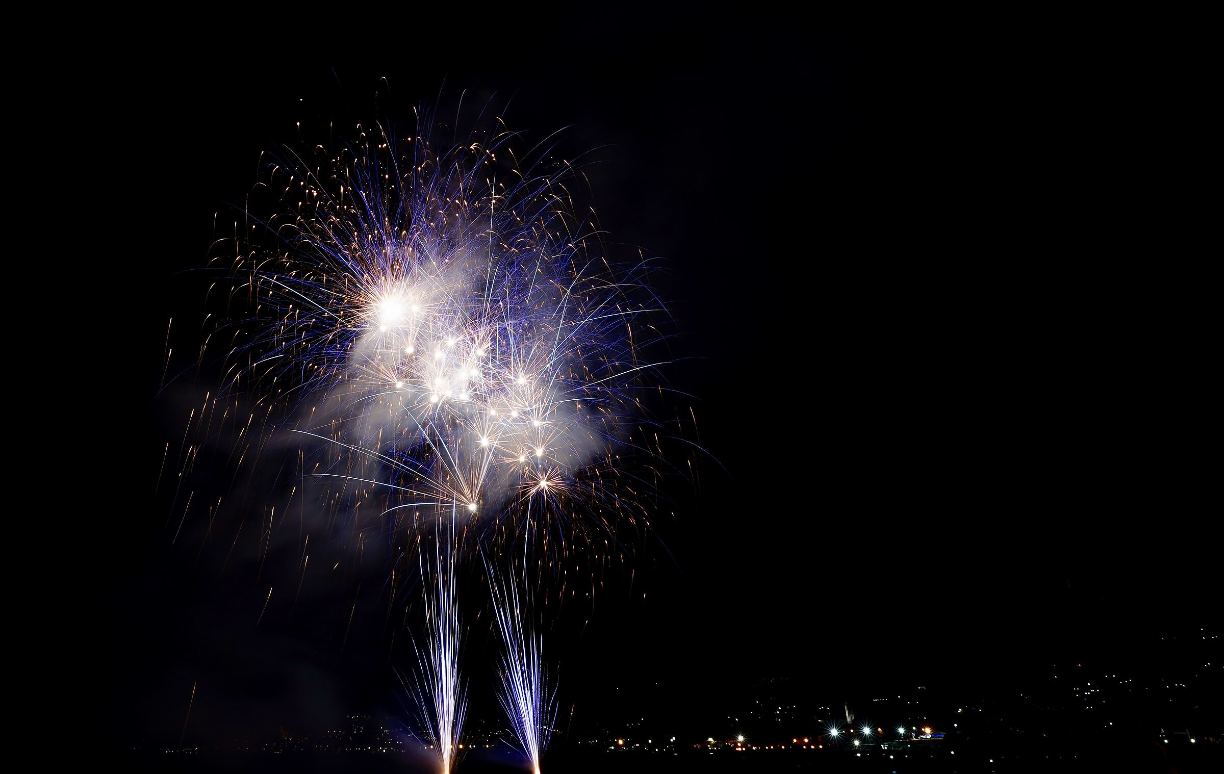 Primi esperimenti con fuochi artificiali