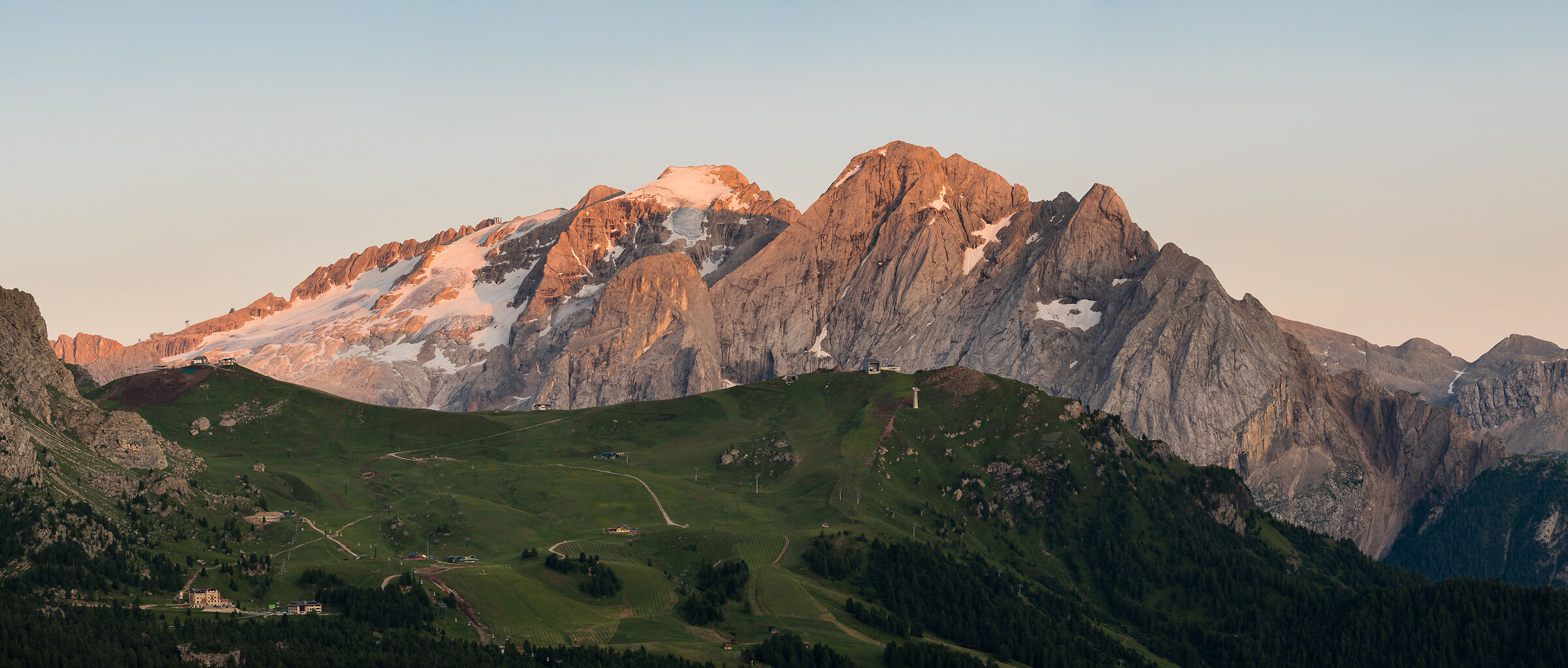 Panorama dal passo Sella