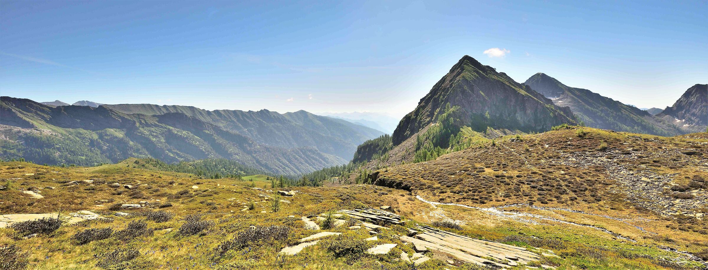 from Lake Panelatte m 2054m