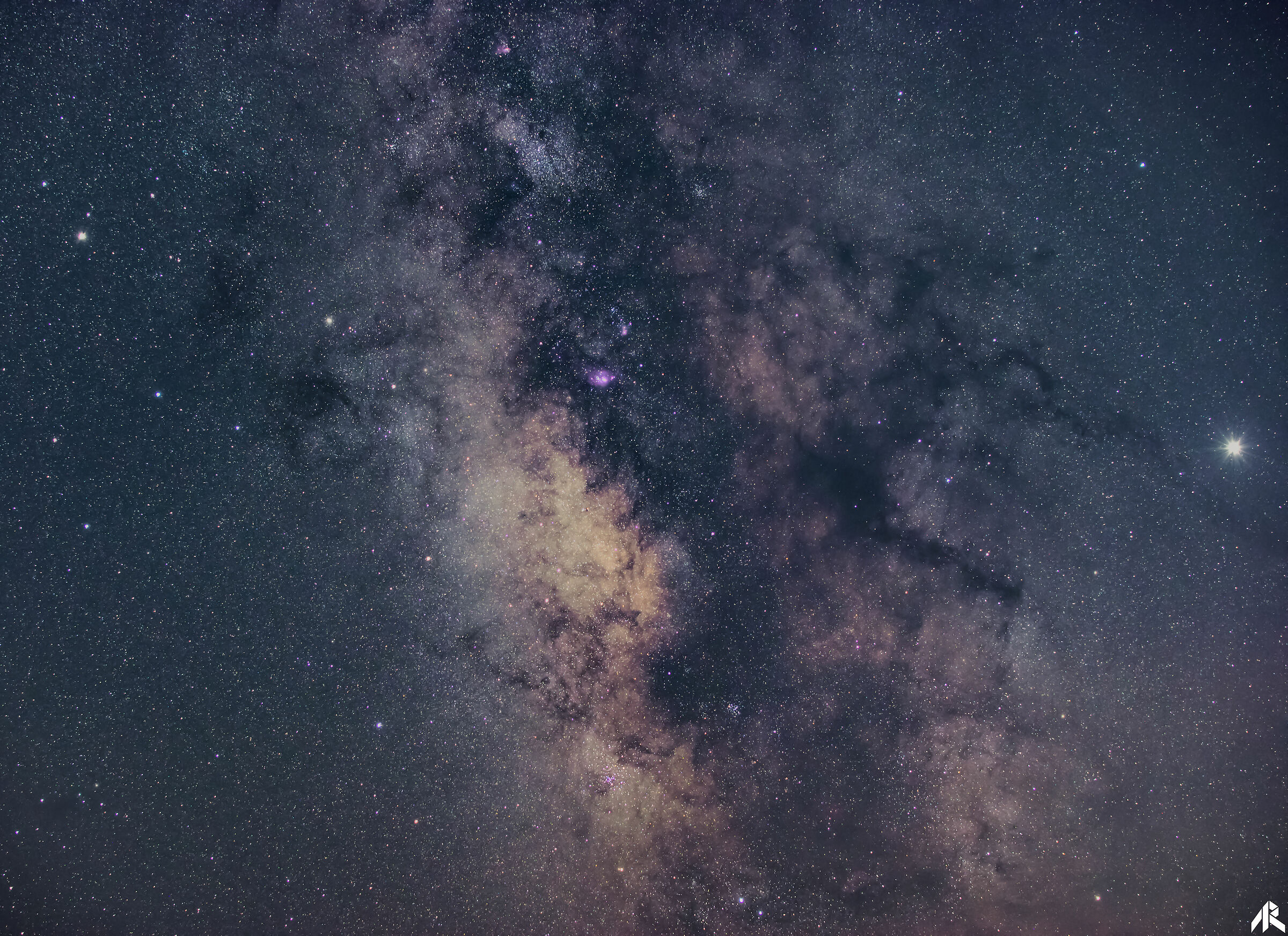 Nucleo Via Lattea dalla costa