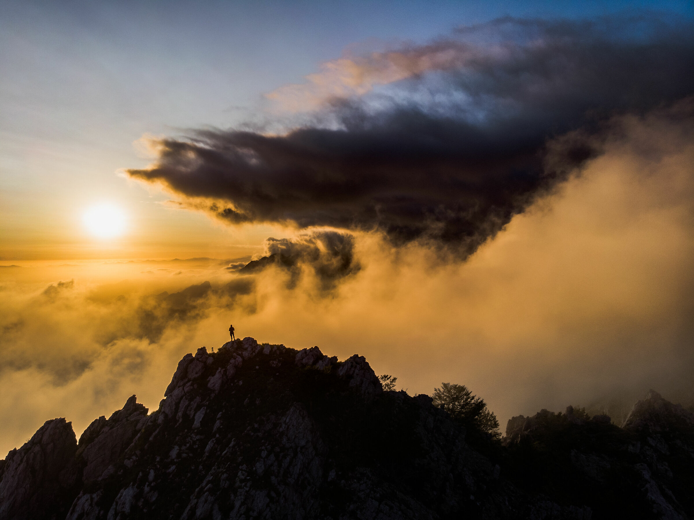 Clouds and Mountains