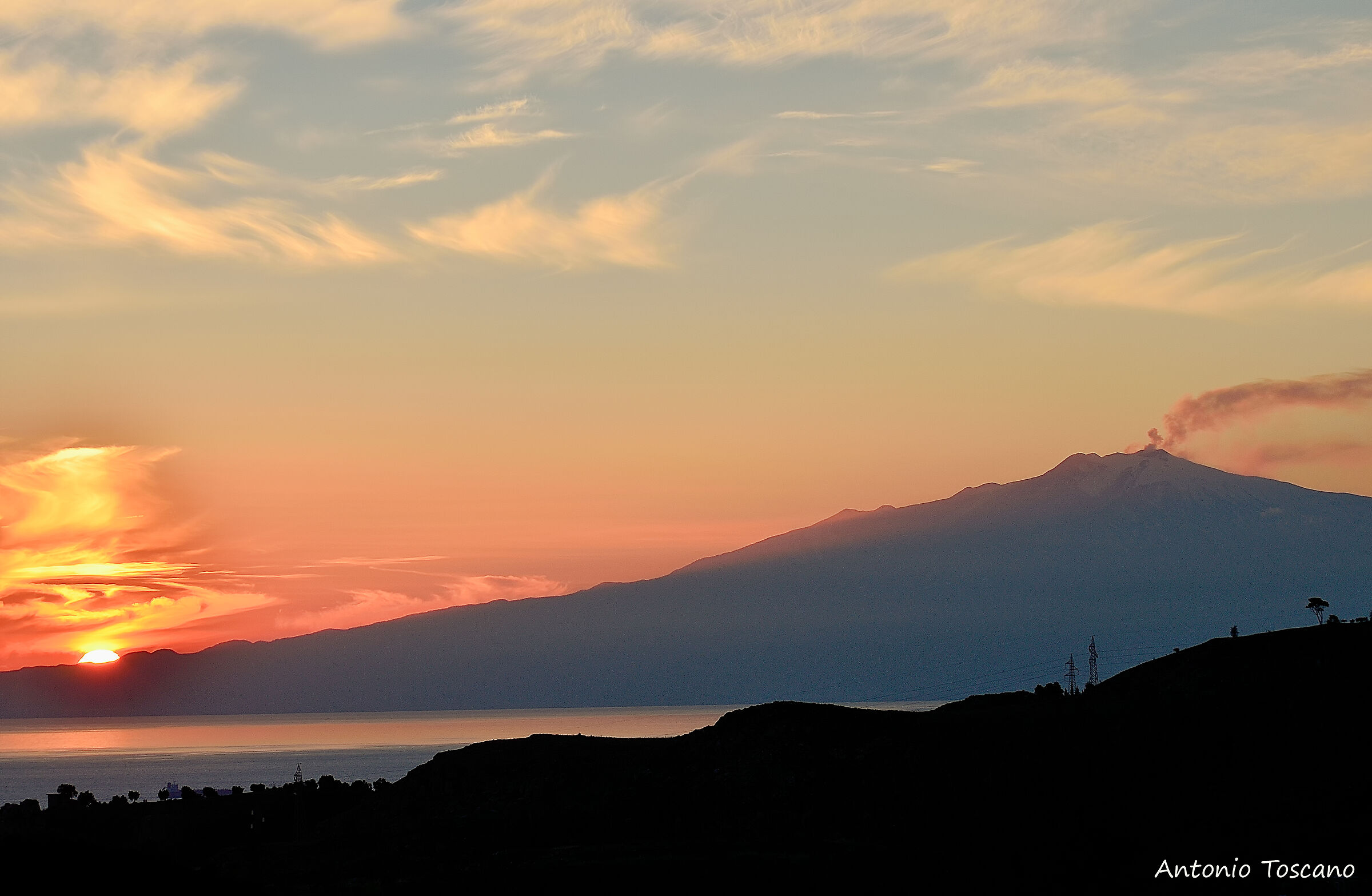 Tramonto da Pentedattilo