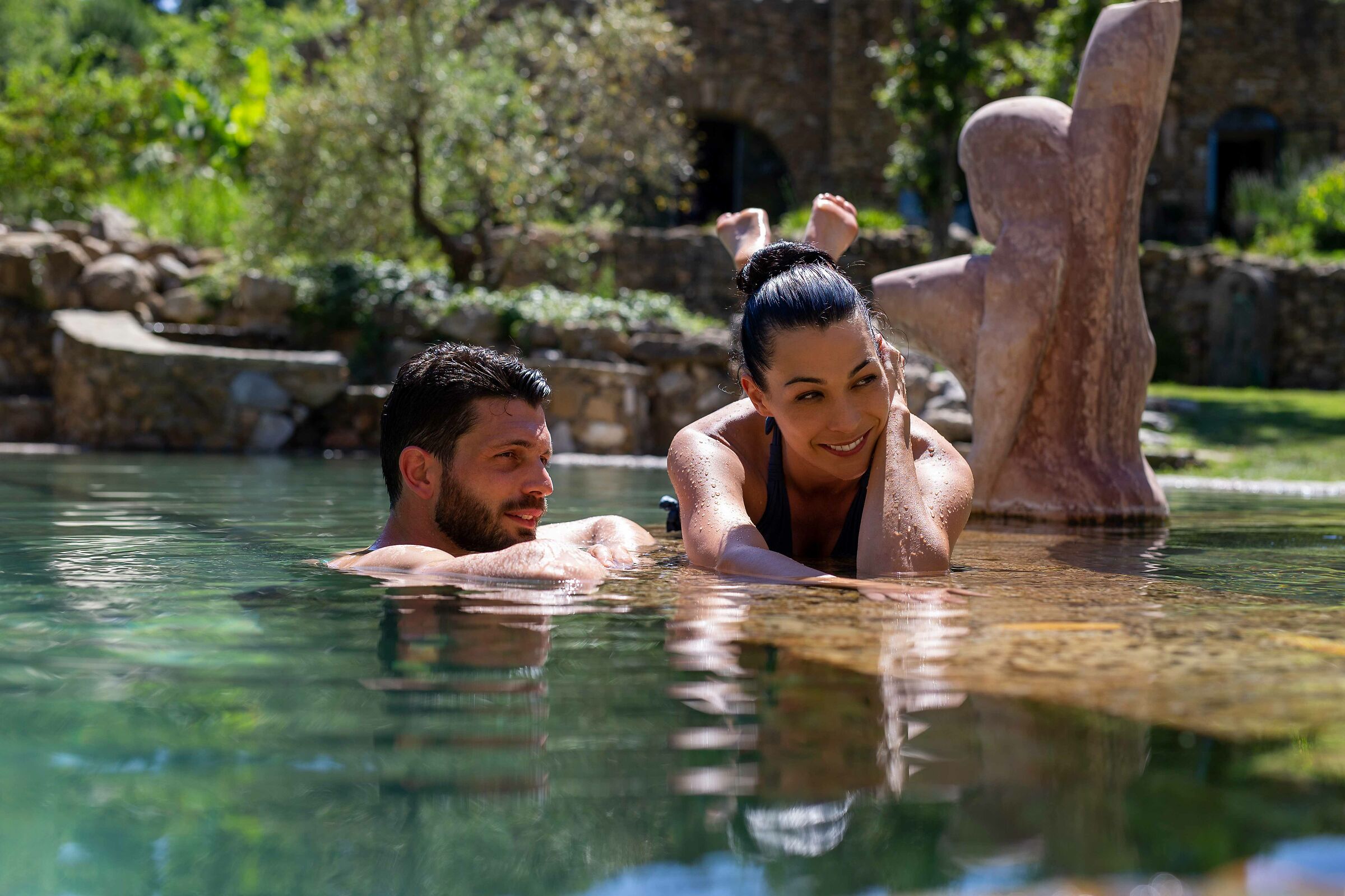 Alle terme di Sassetta