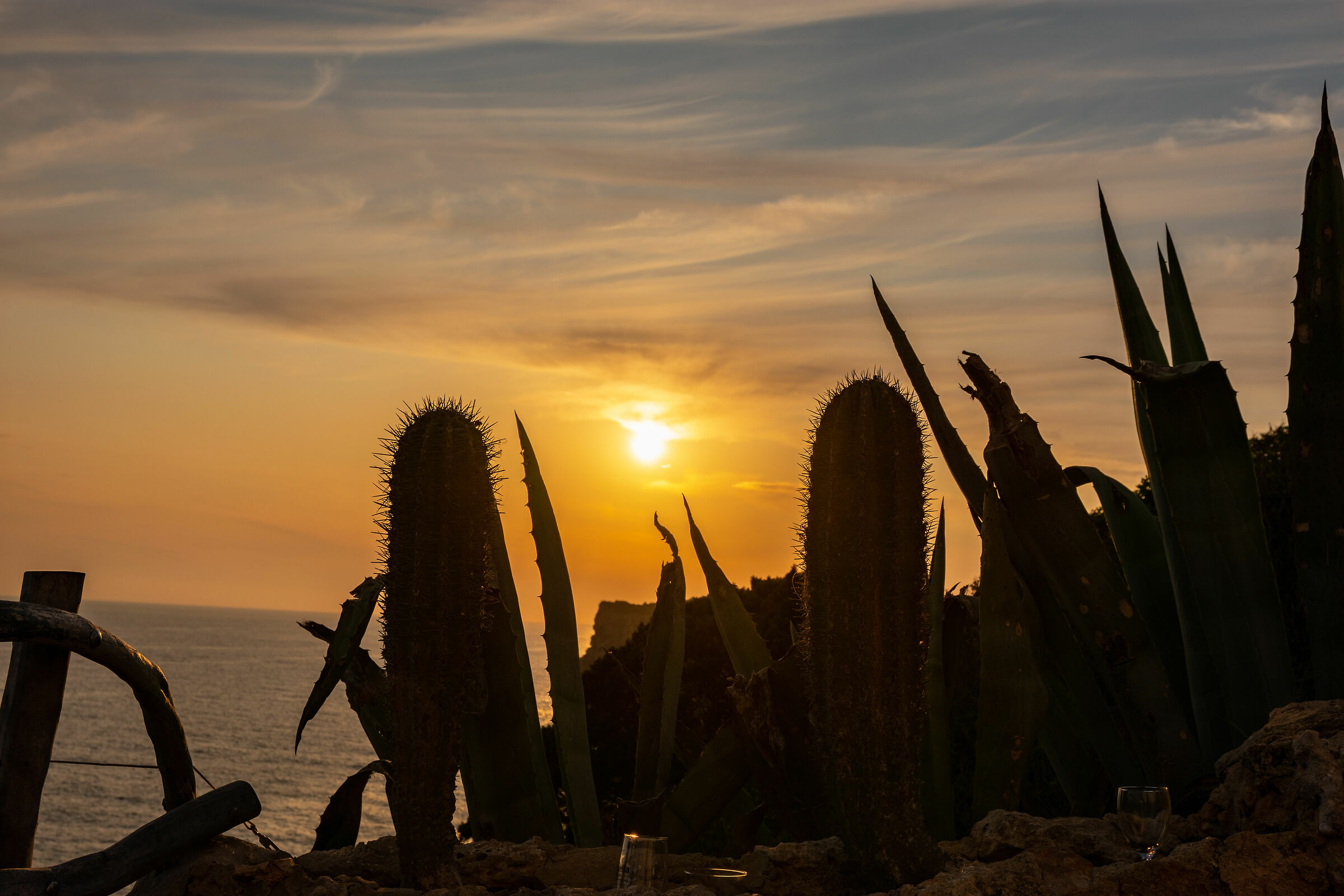 Sunset at Cova d'en Xoroi (Menorca)