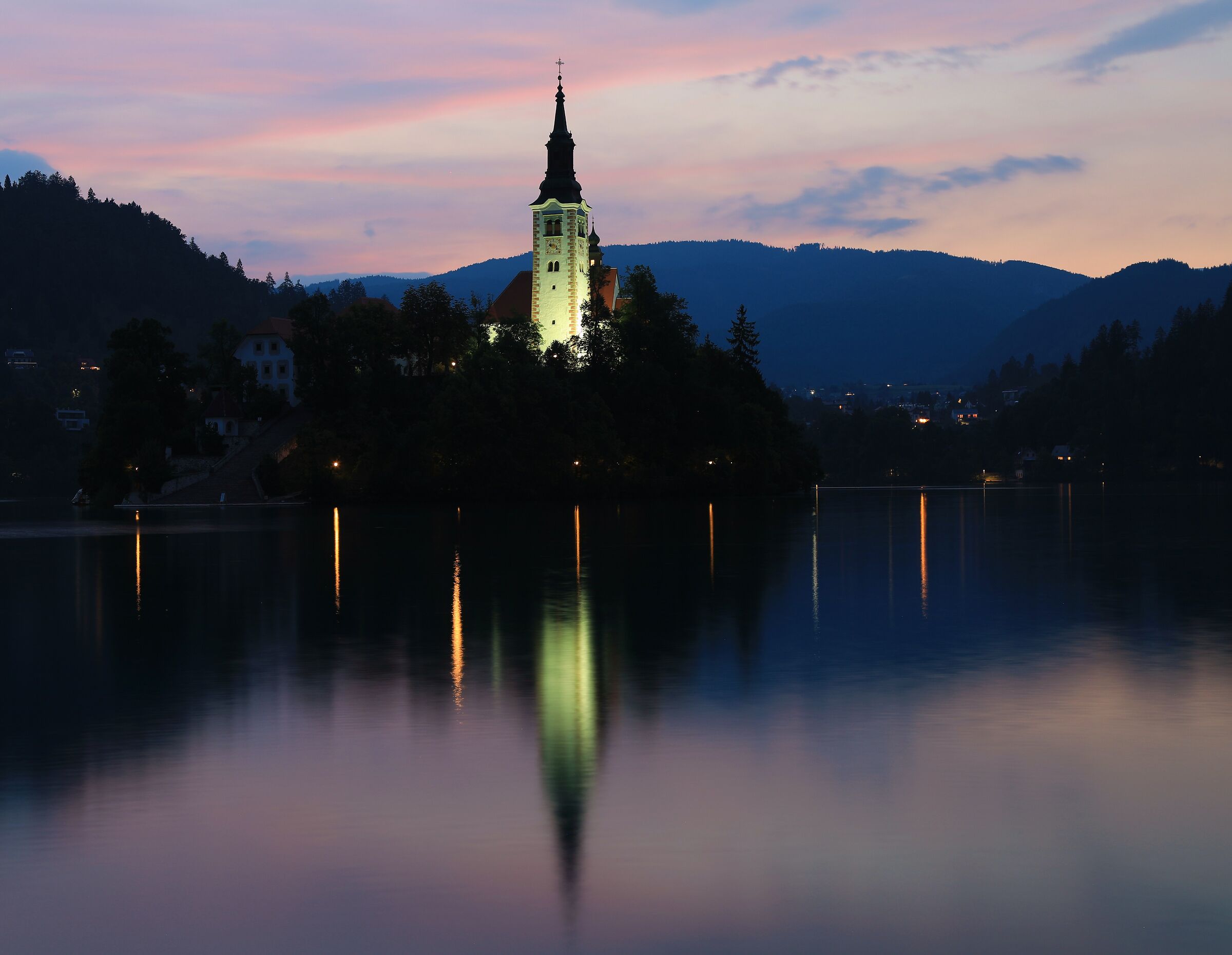 Blue time in Bled