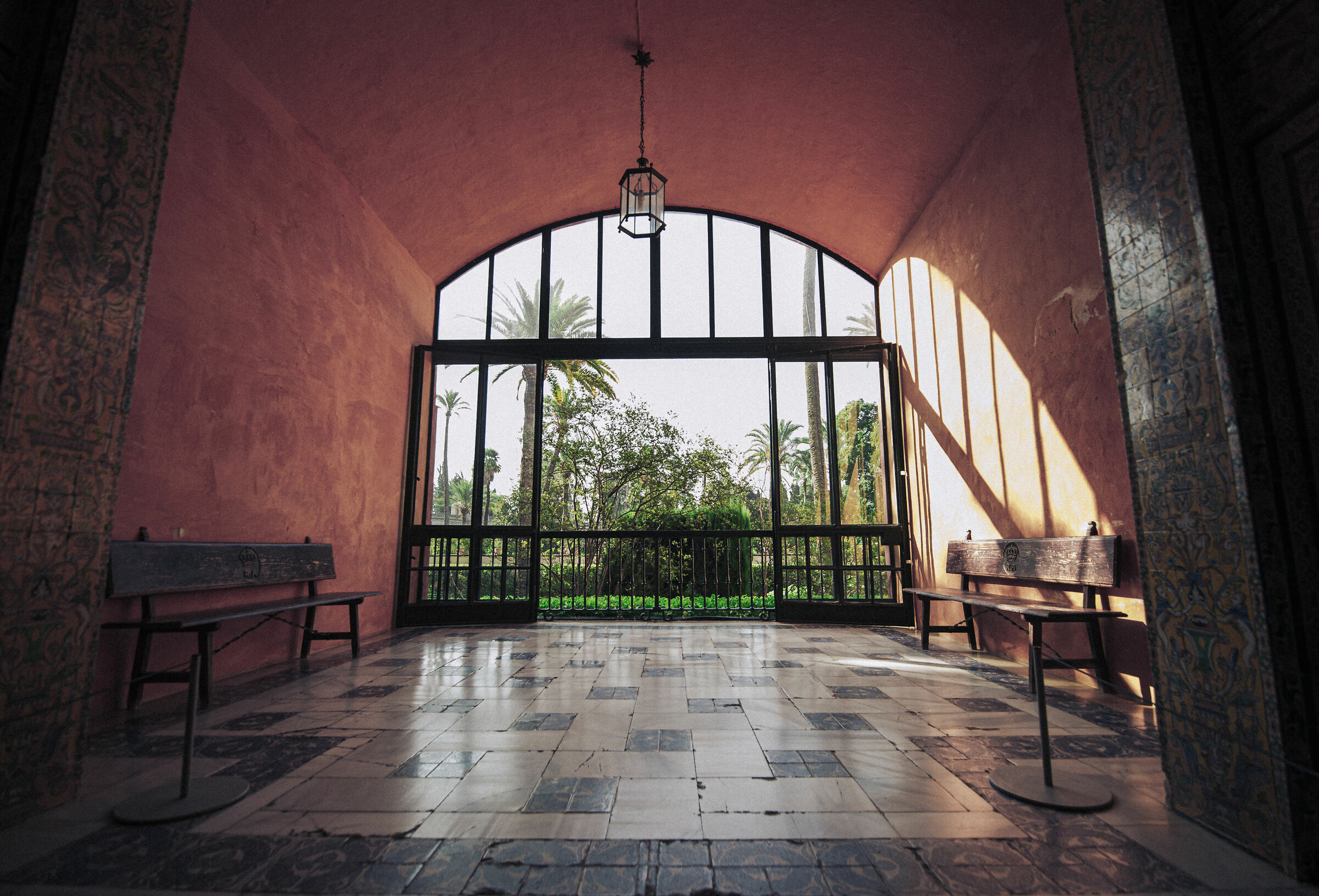 Window on the gardens