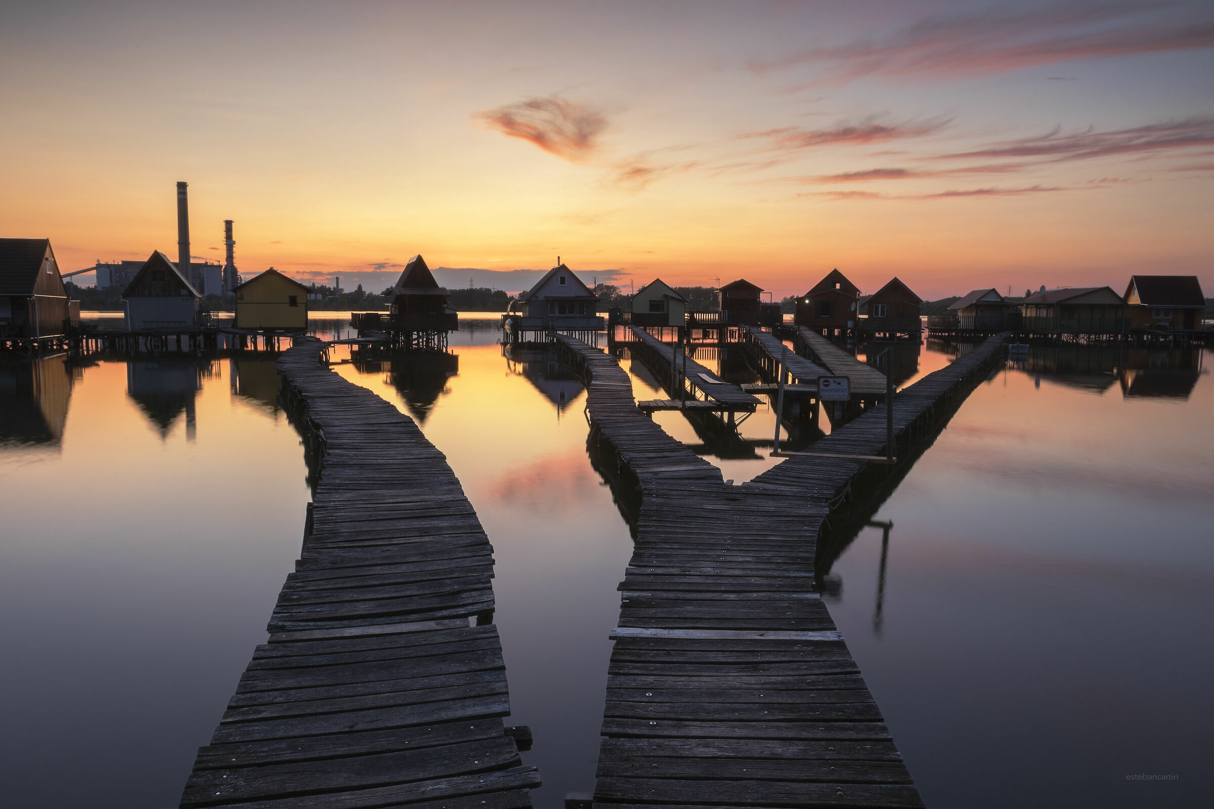 Bokodi Floating Village