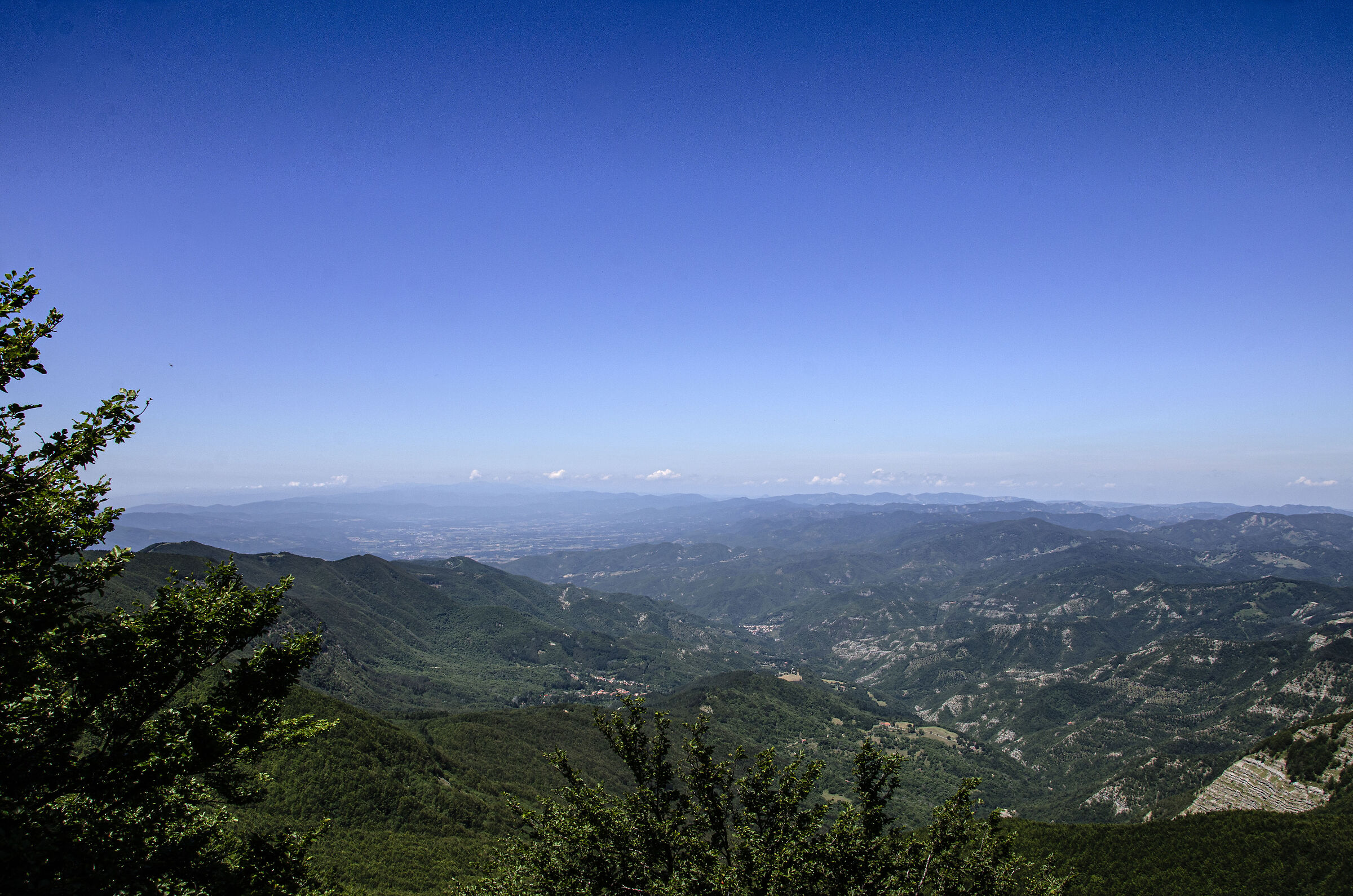 Veduta dal Montefalco dell'Appennino tosco romagnolo