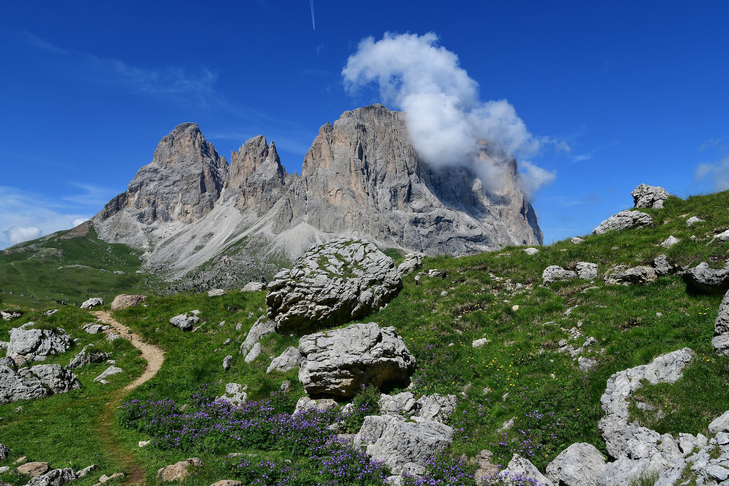 Gruppo sasso piatto e sassolungo.