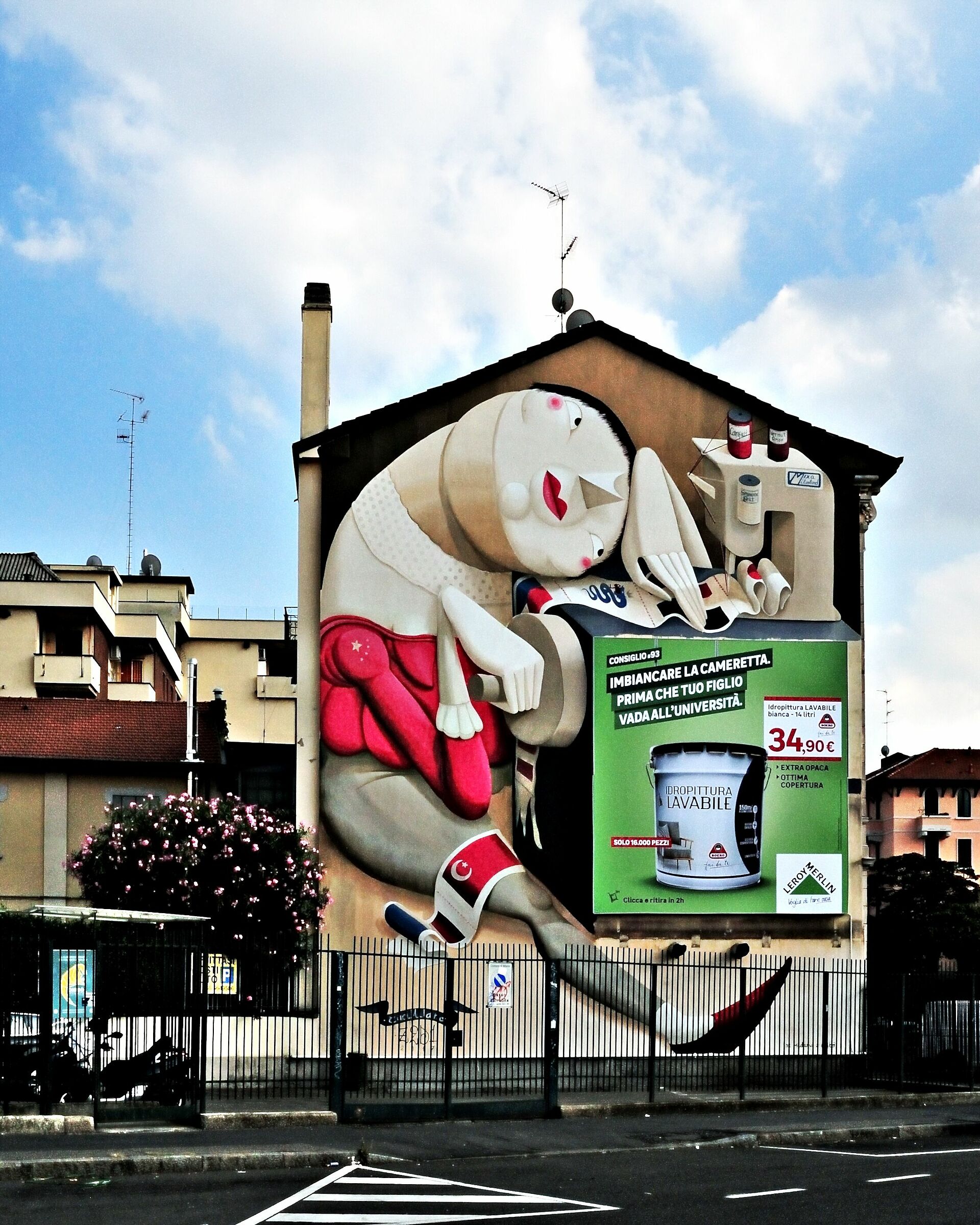 Arte fatti da parte, c'è la pubblicità!