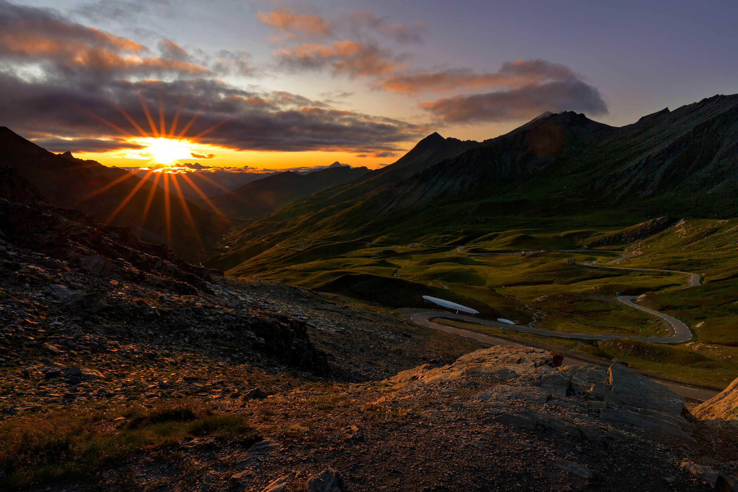 Tramonto al Colle dell'Agnello