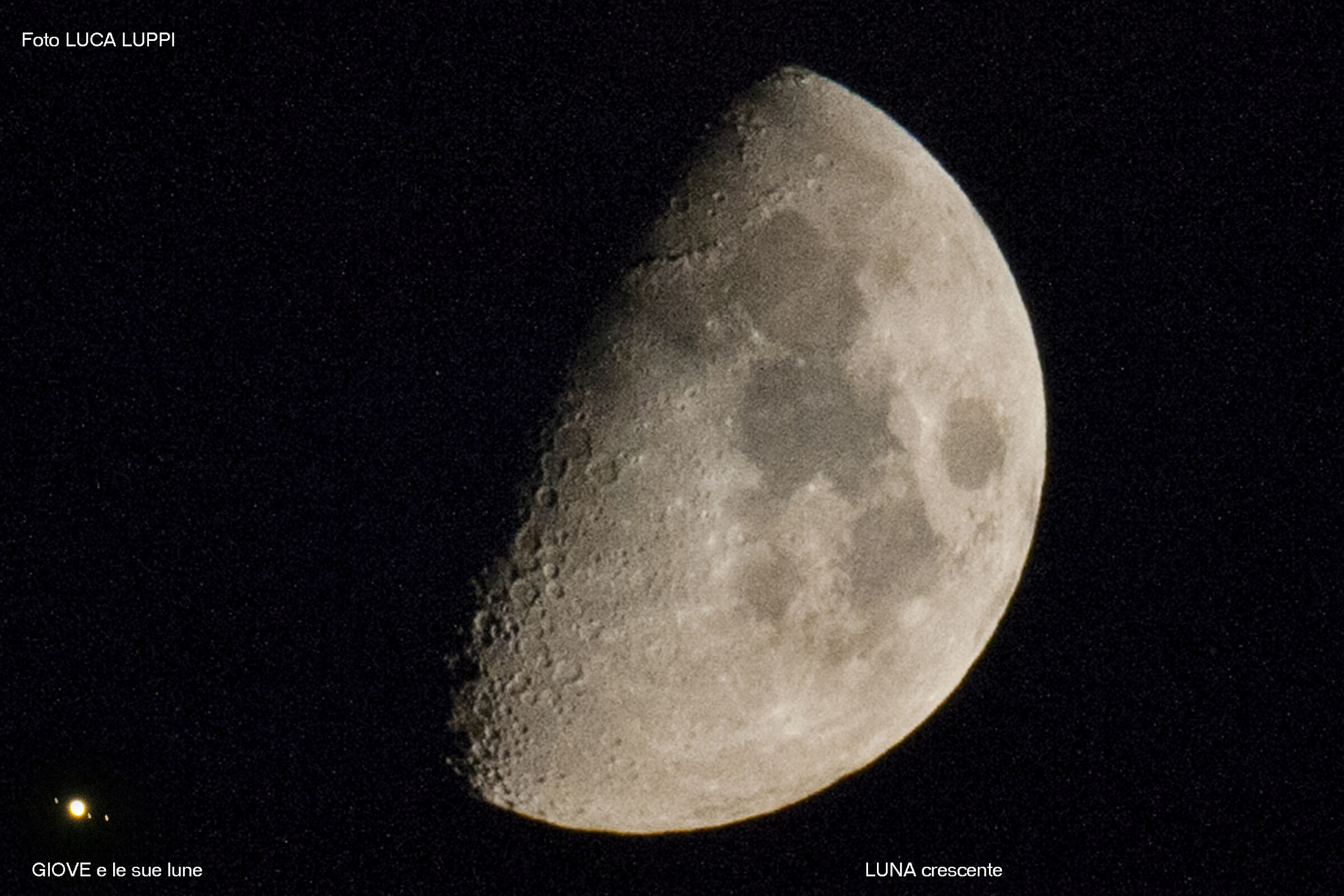 Moon and Jupiter