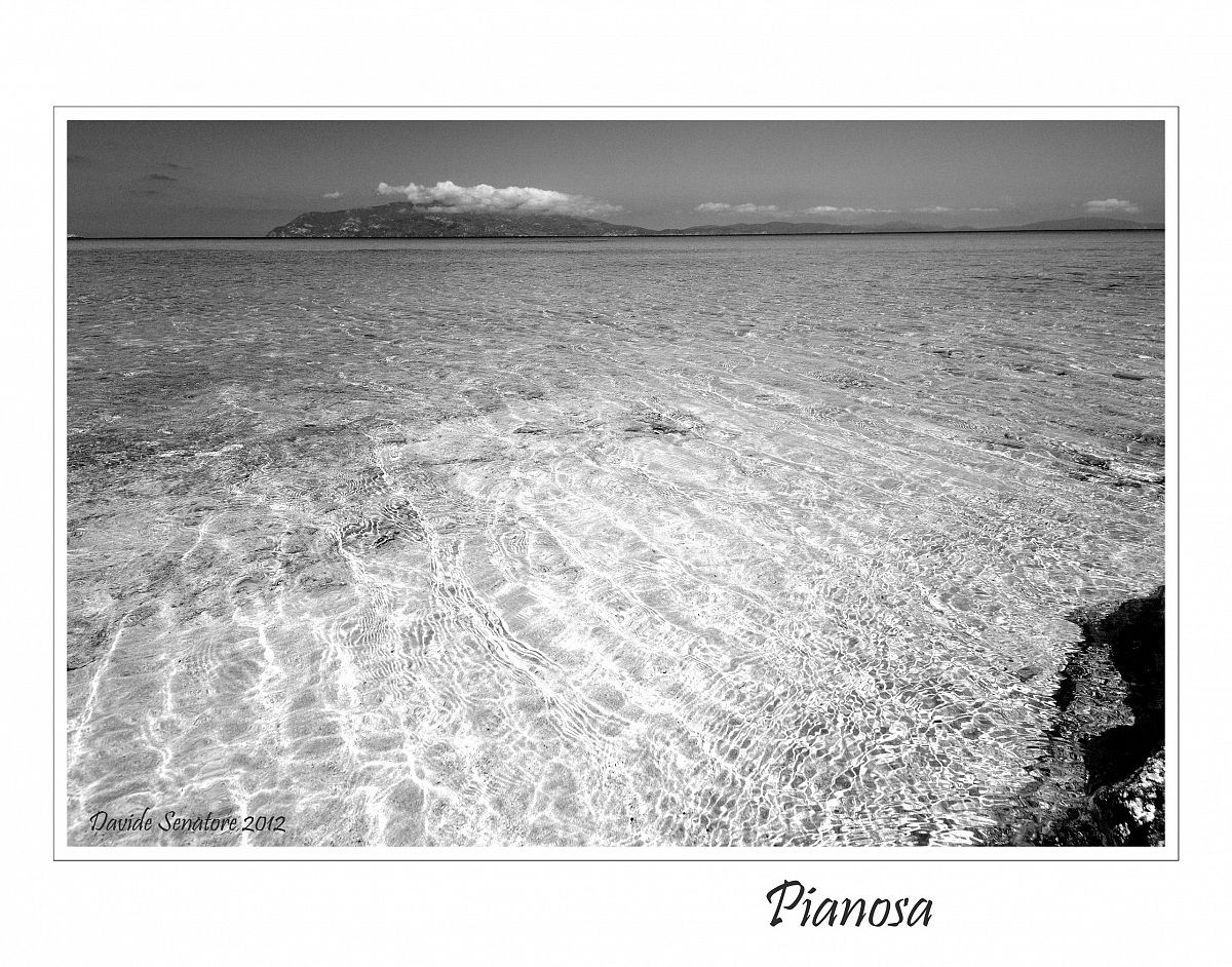 L'Isola d'Elba vista da Pianosa