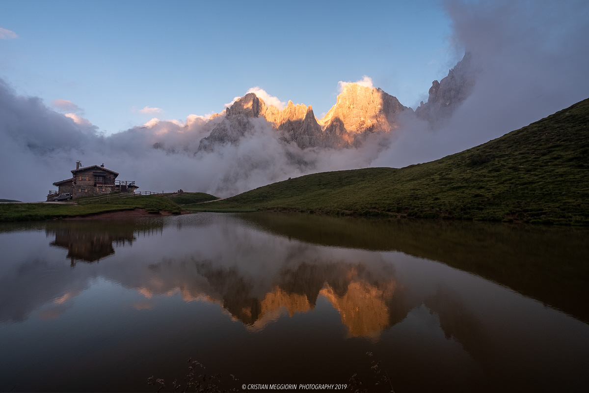 Sunset at Rolle Pass