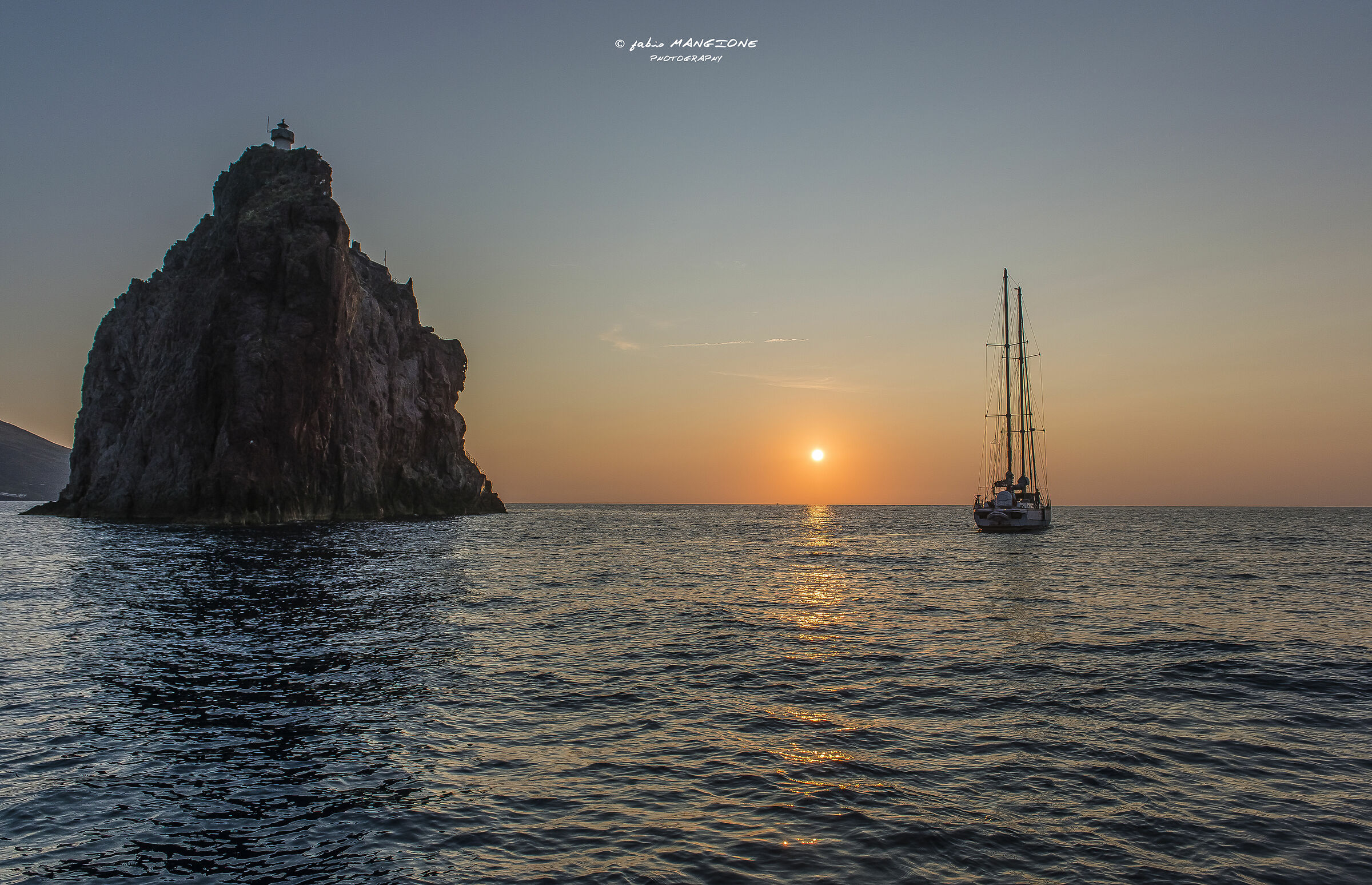 Strombolicchio sunset