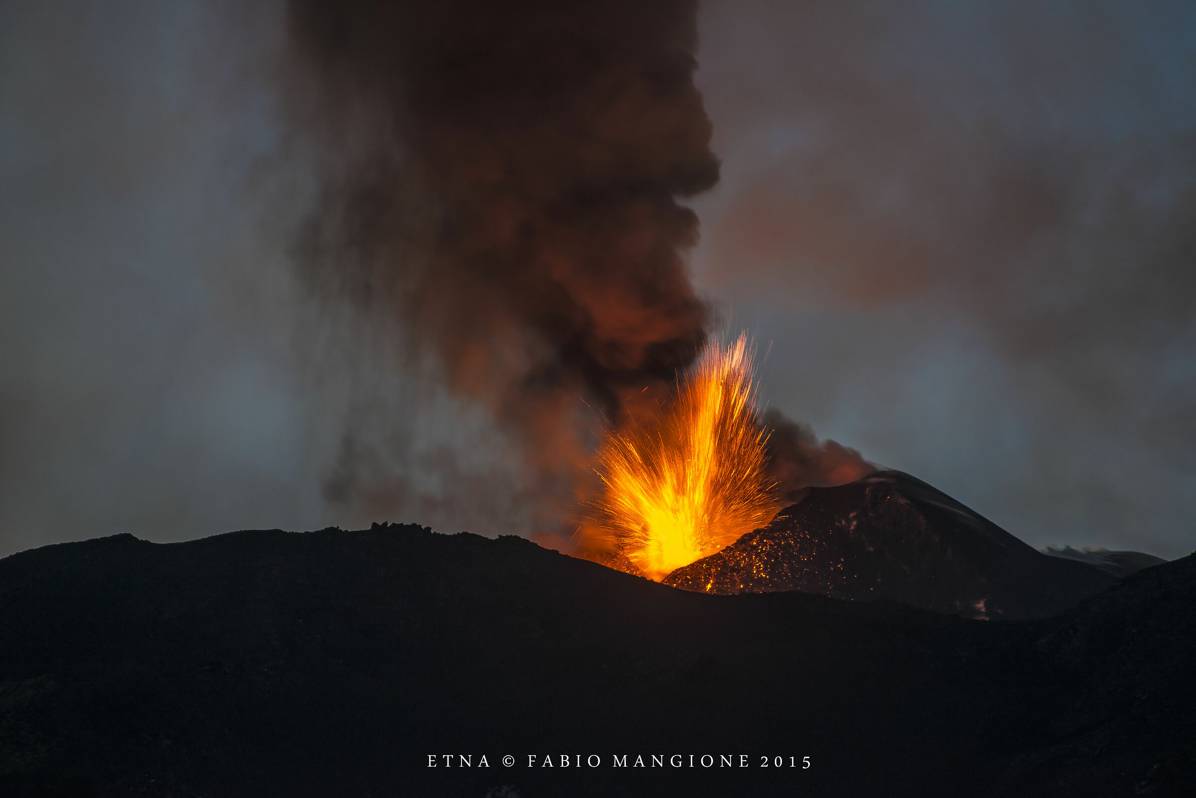 Etna Eruption December 7, 2015