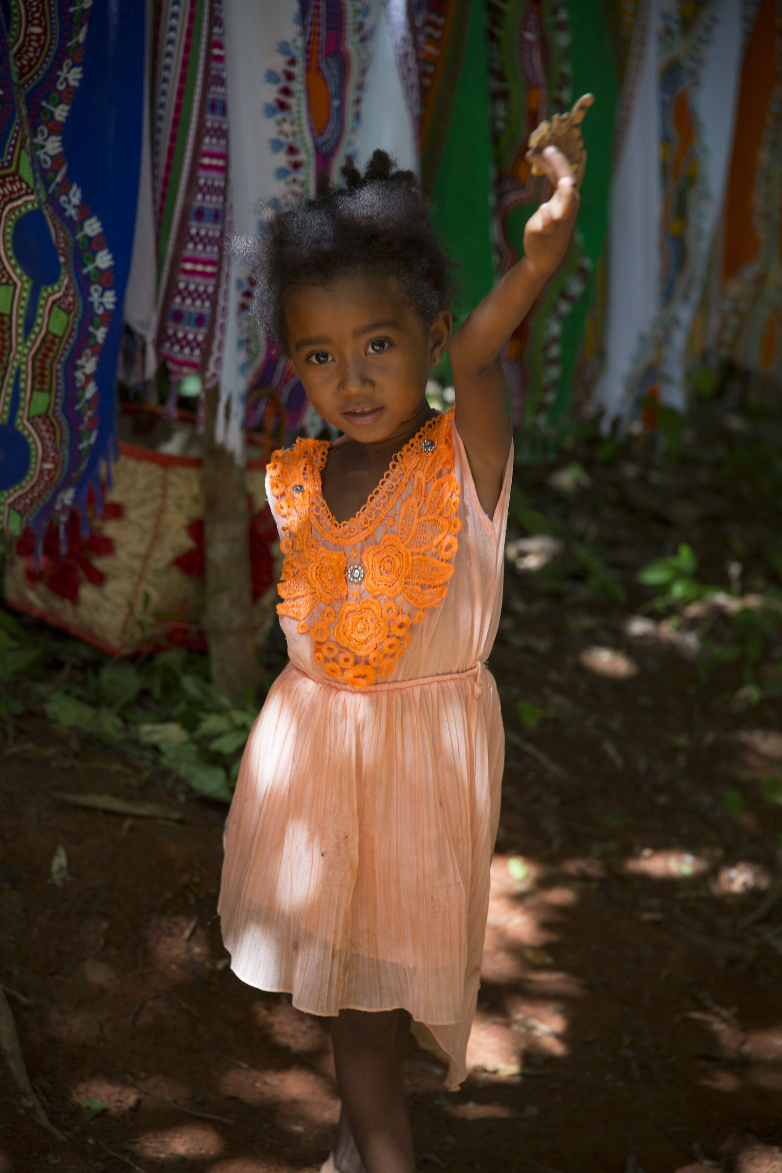 Little saleswoman in Nosy Iranja
