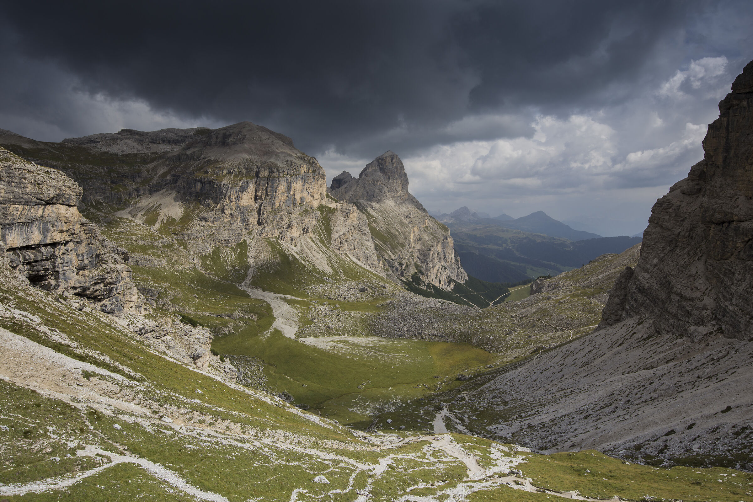 Thunderstorm over Puez Odle