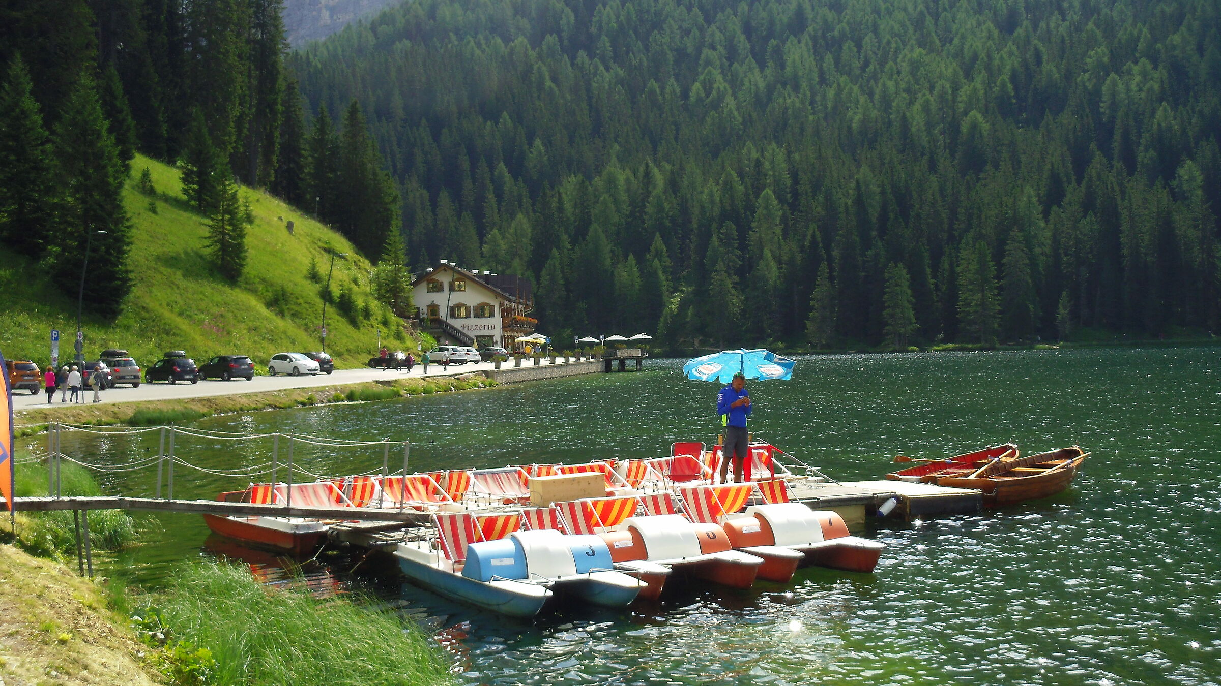 Lago di Misurina: in attesa dei clienti