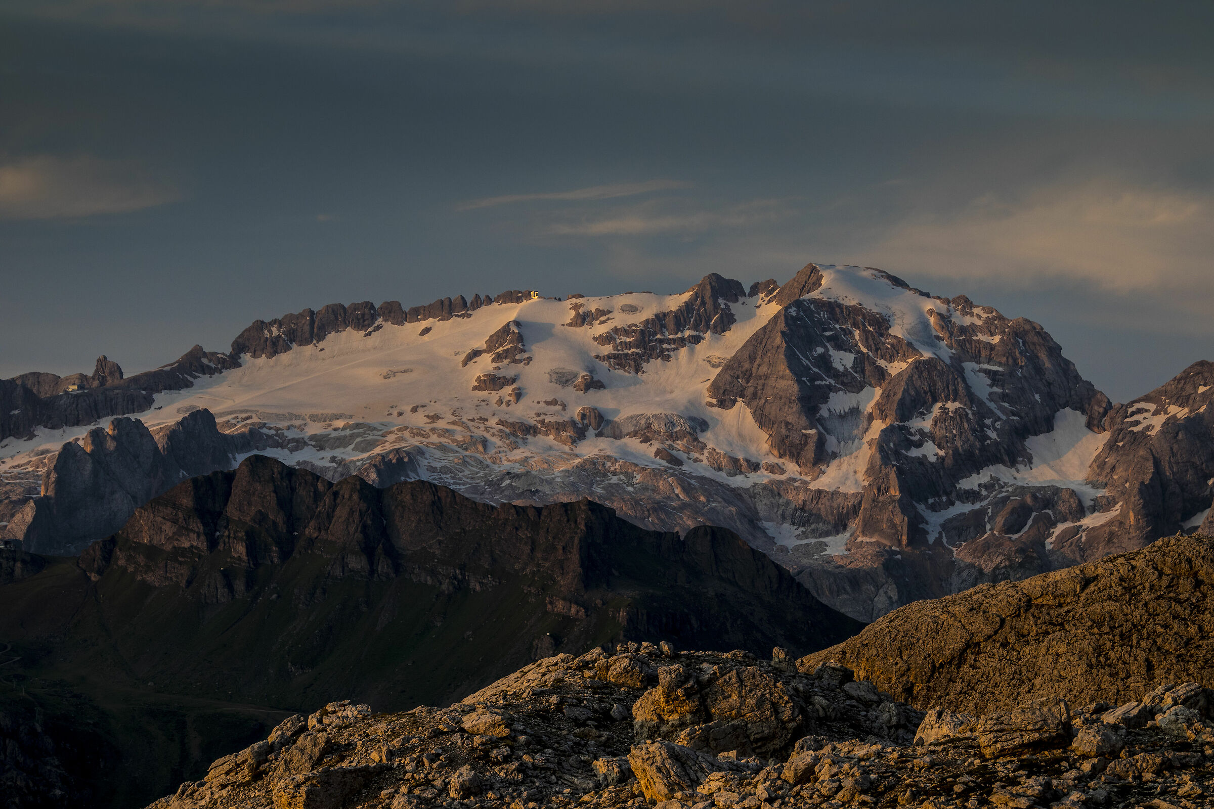 Marmolada at dawn