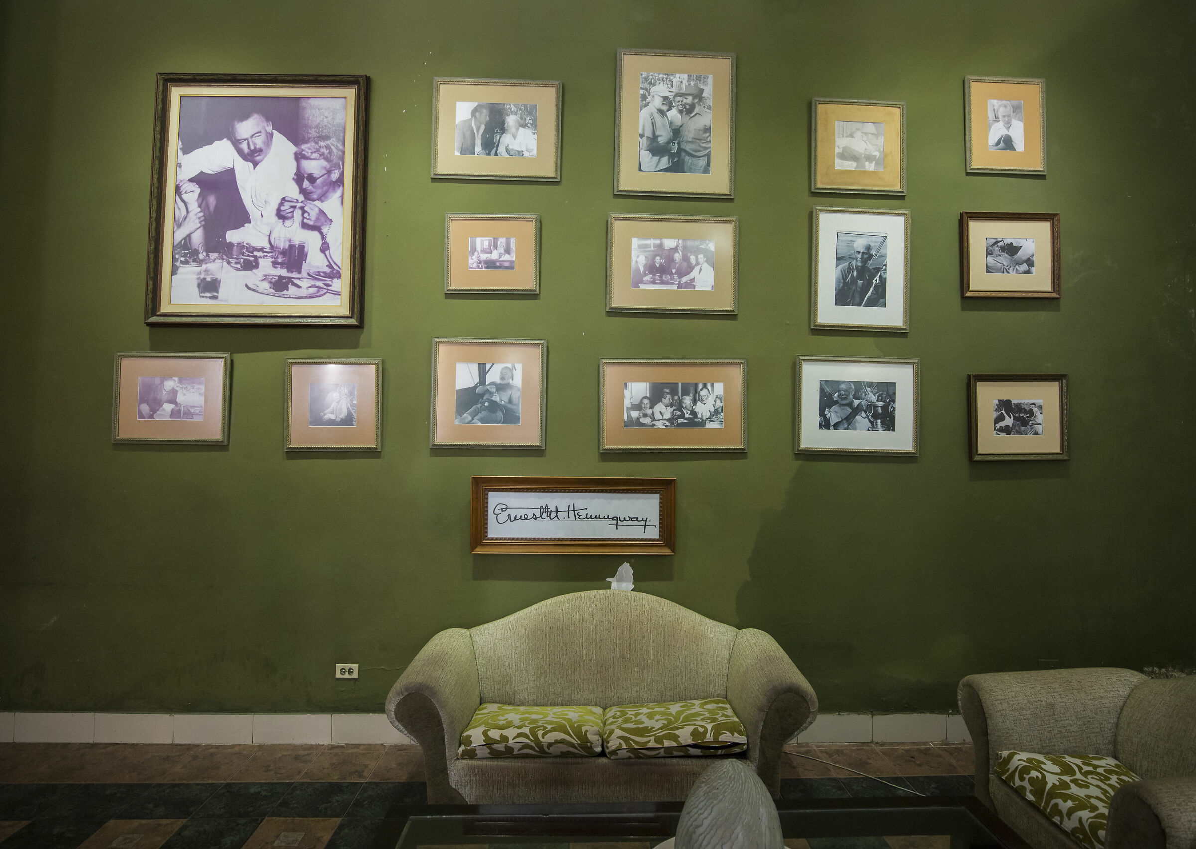 Hemingway's sofa