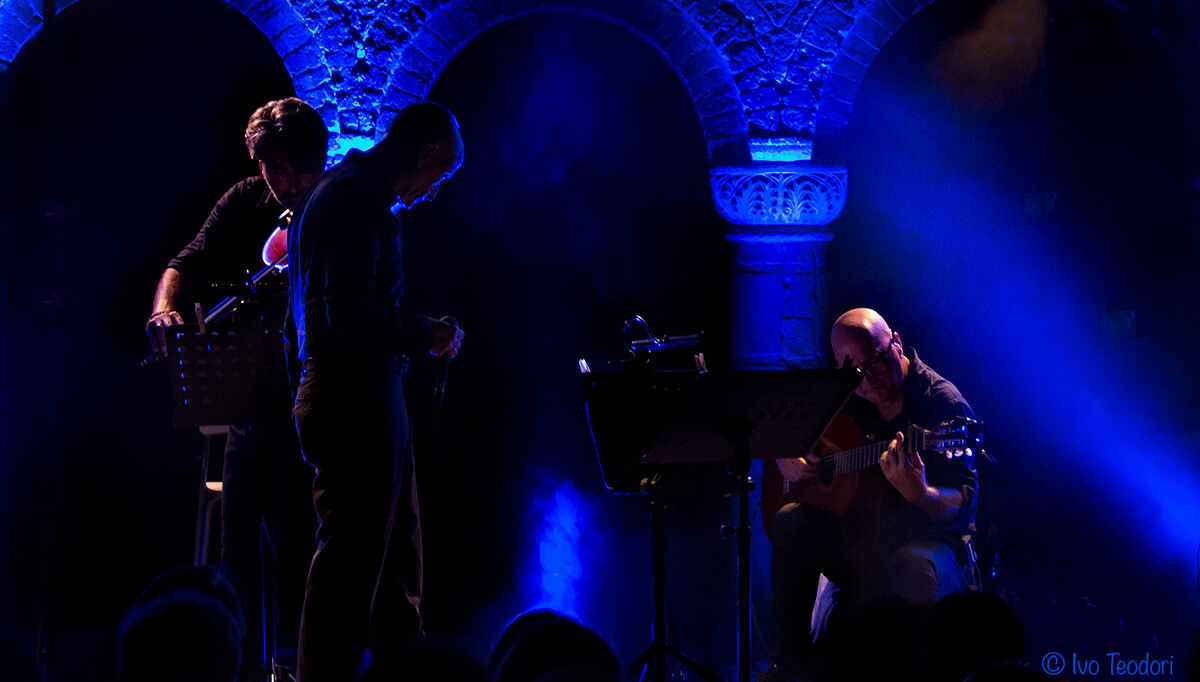 Peppe Servillo all'abbazia di Pomposa Fe.