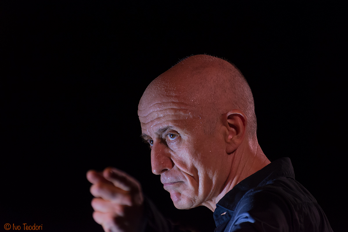 Peppe Servillo all'abbazia di Pomposa Fe.