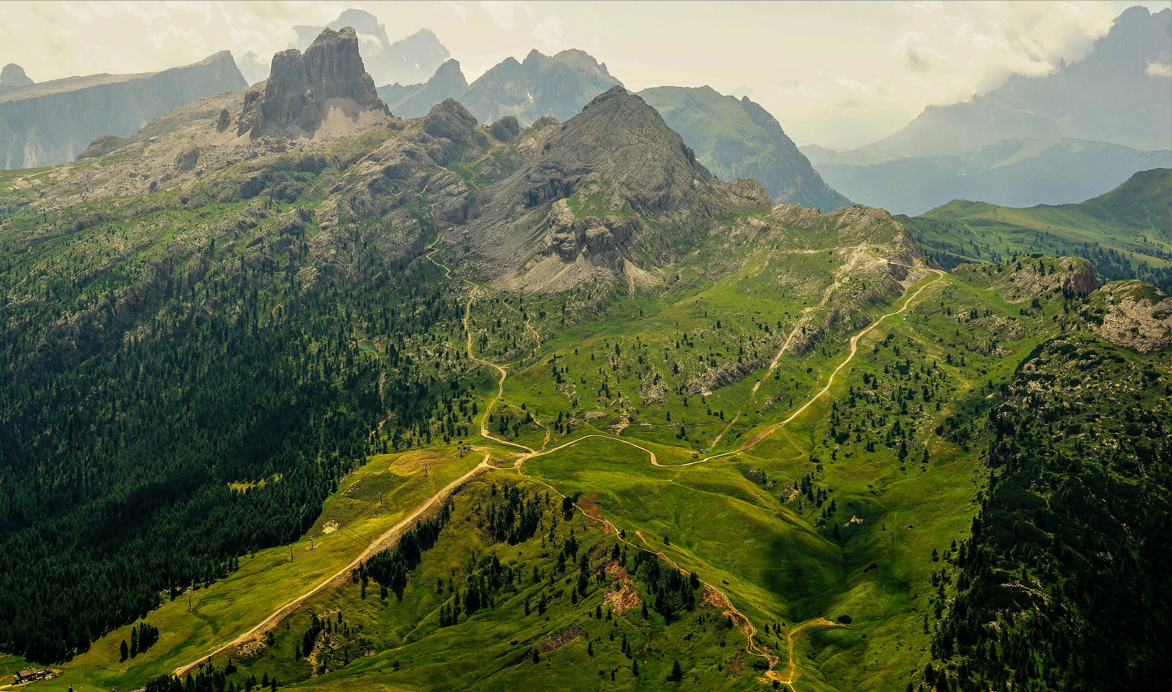 Vista dal Passo Falzarego
