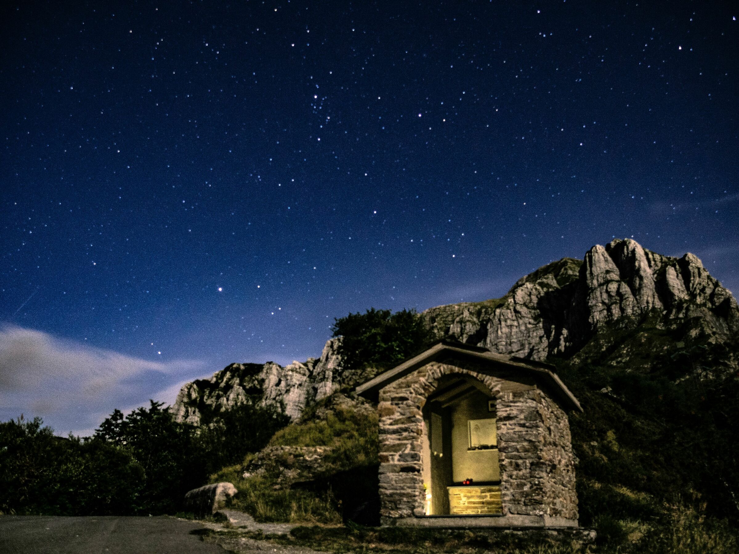 La notte in Pian di Lago