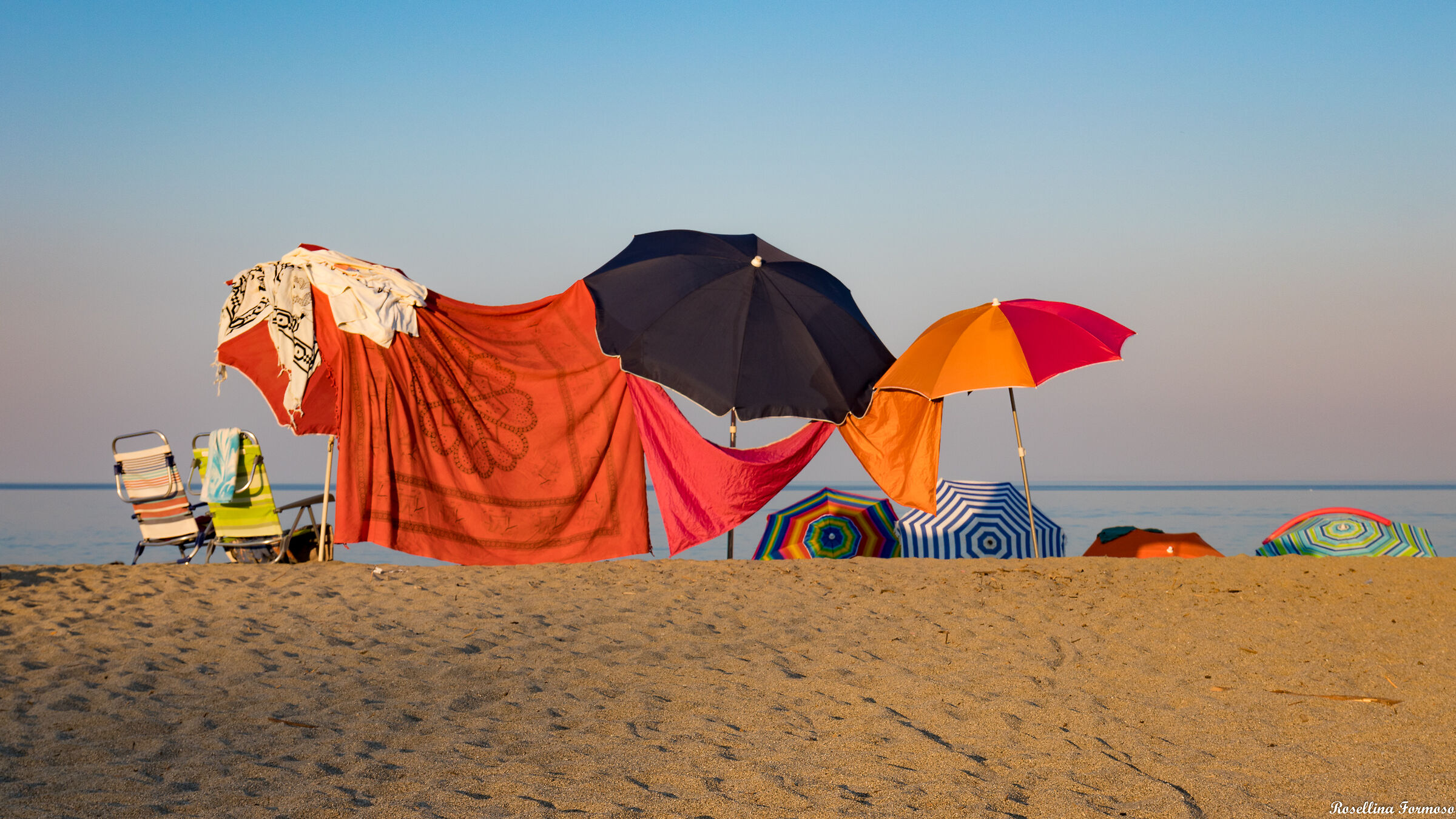 Beach umbrellas