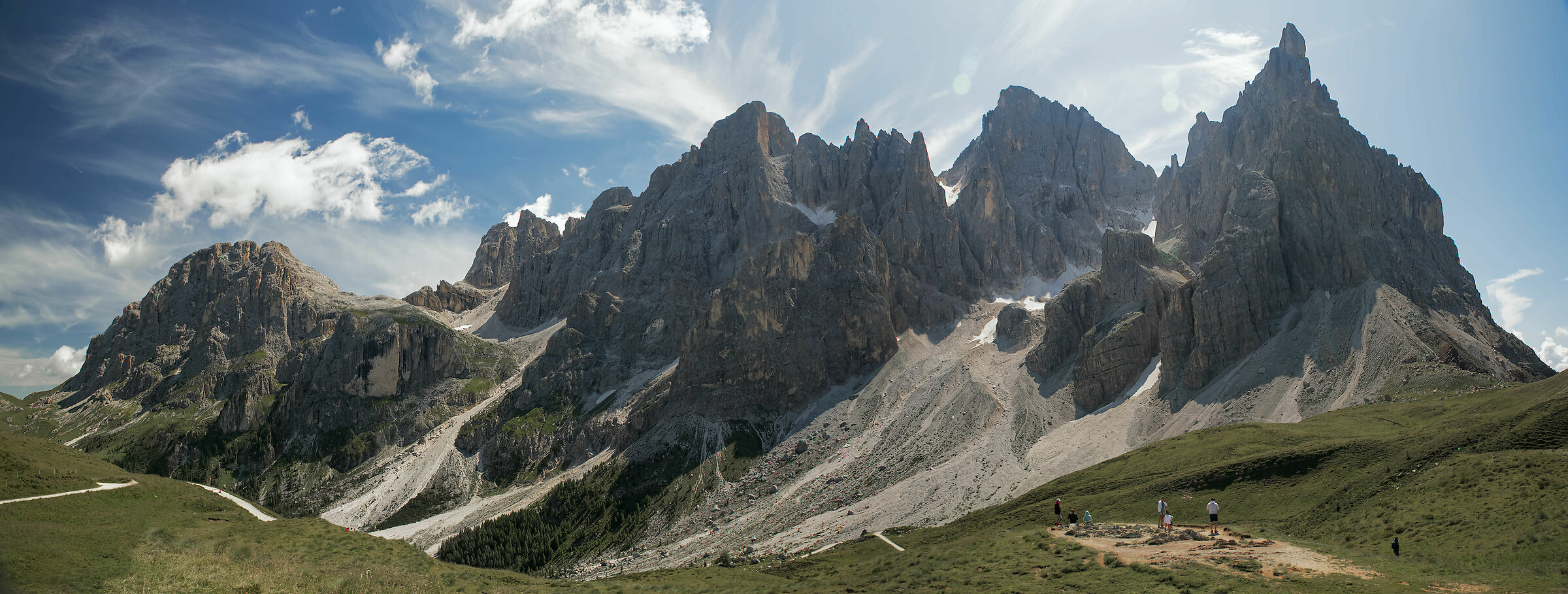 Pale di San Martino in controluce
