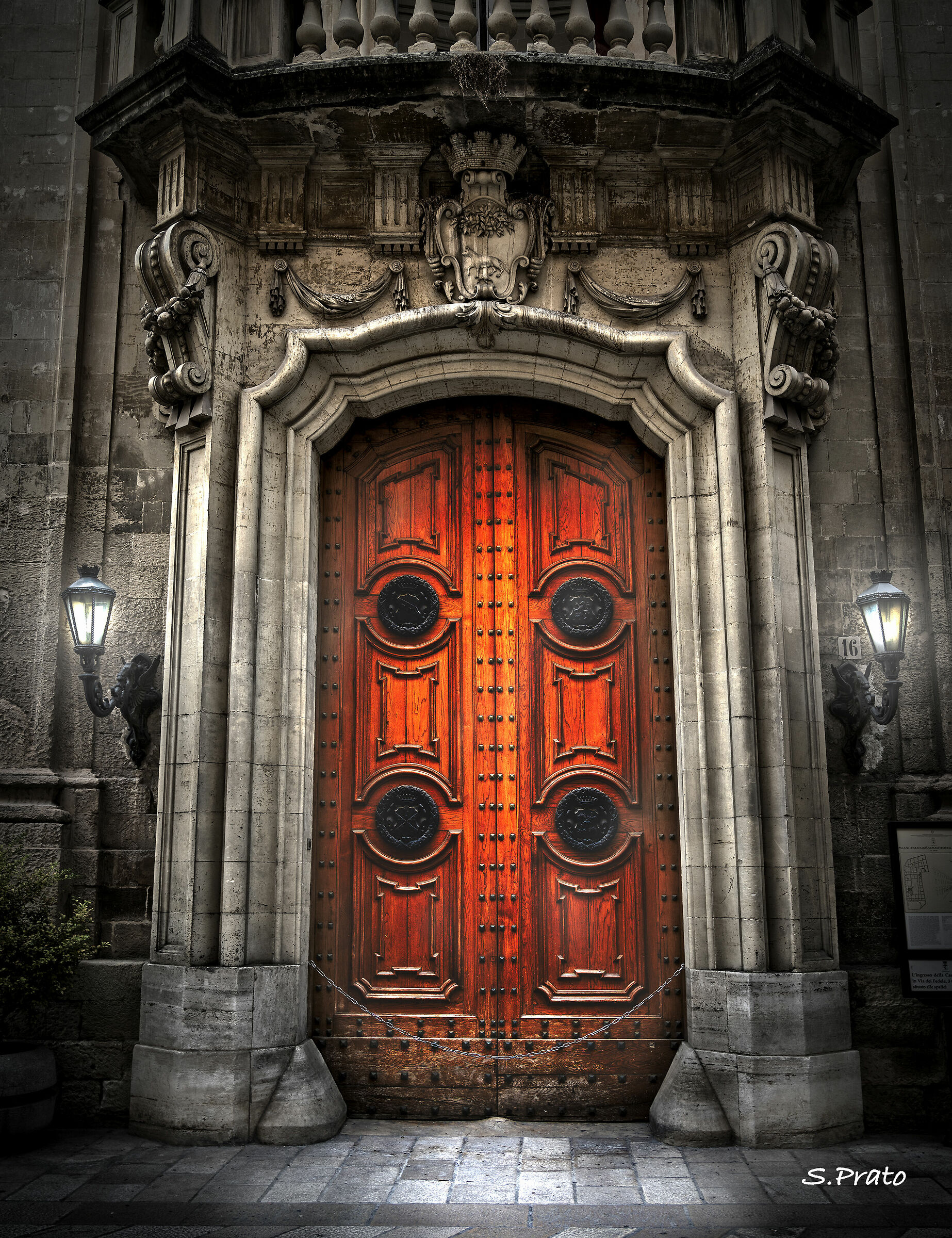 the door