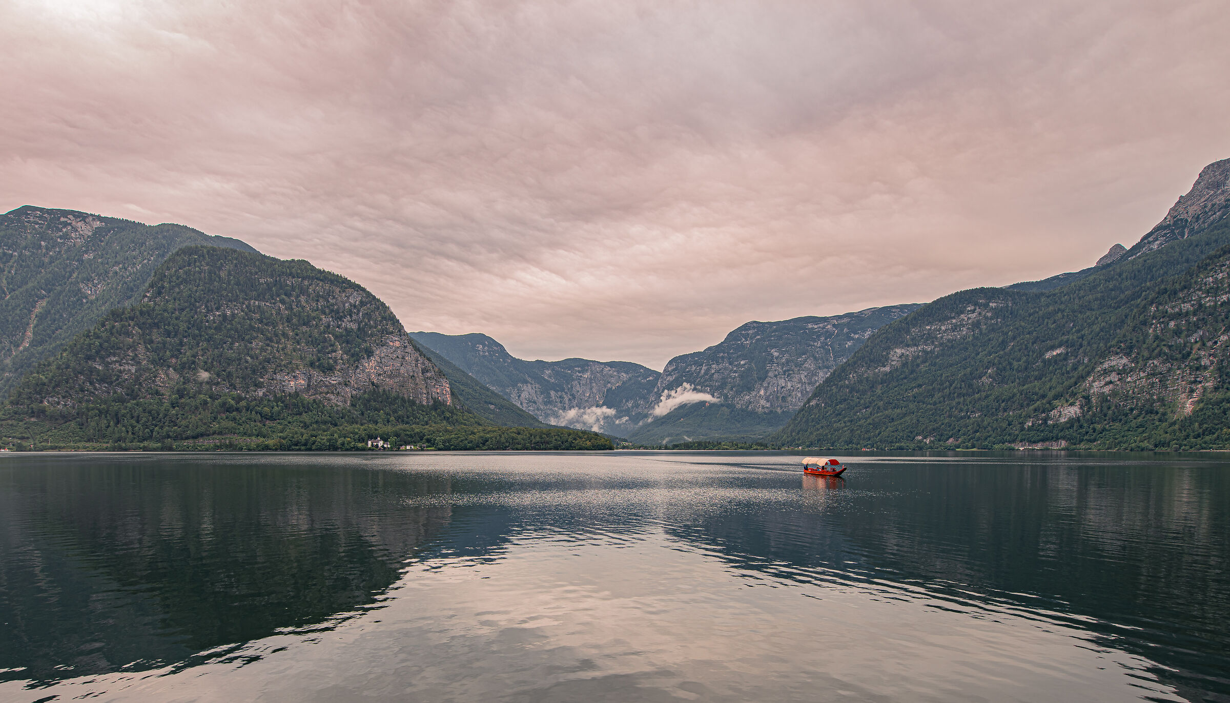 A romantic boat ride