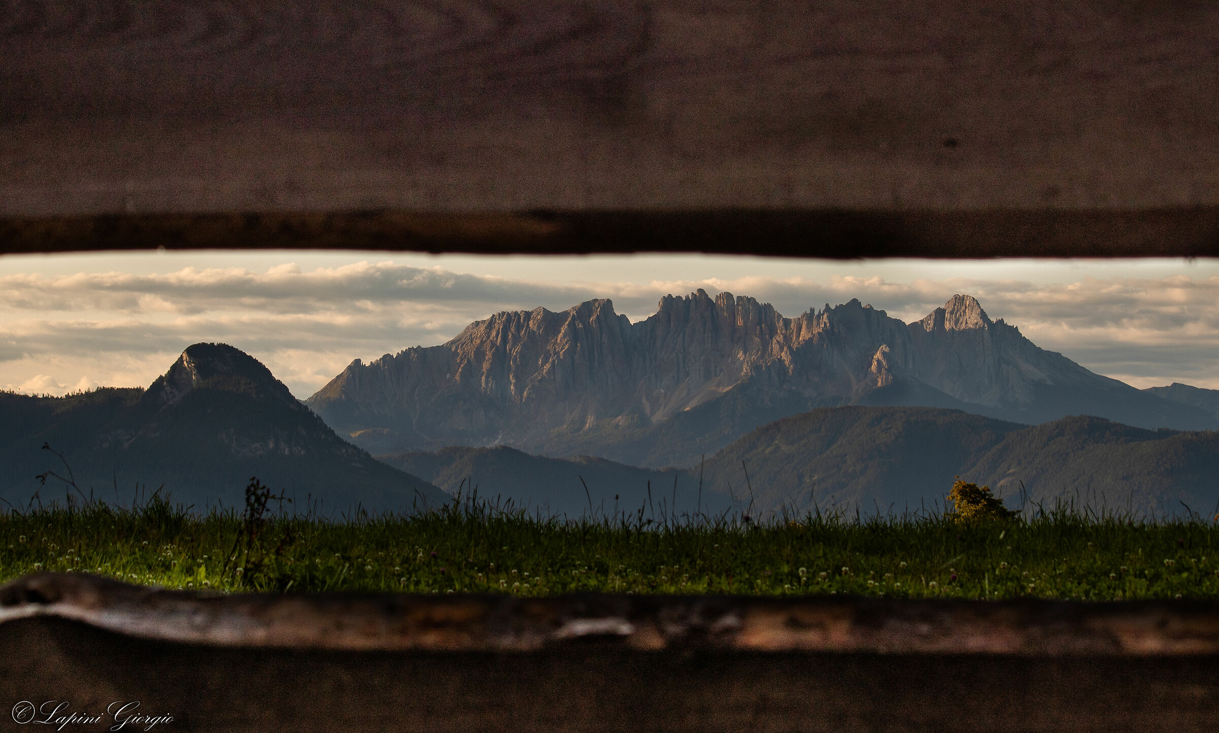 First lights on the catinaccio group