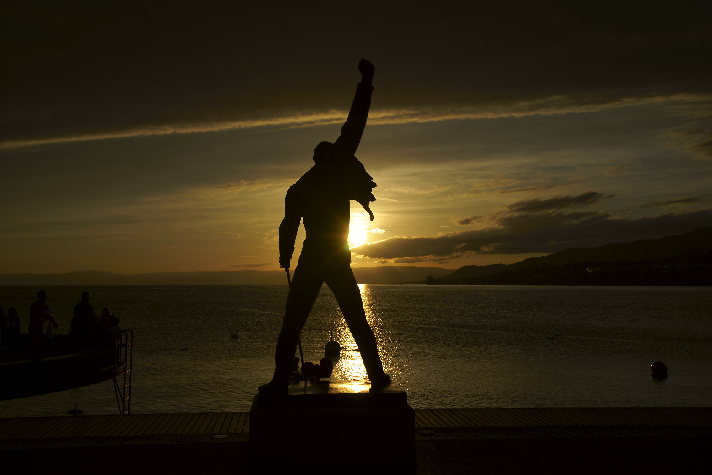 a sunset with Freddie