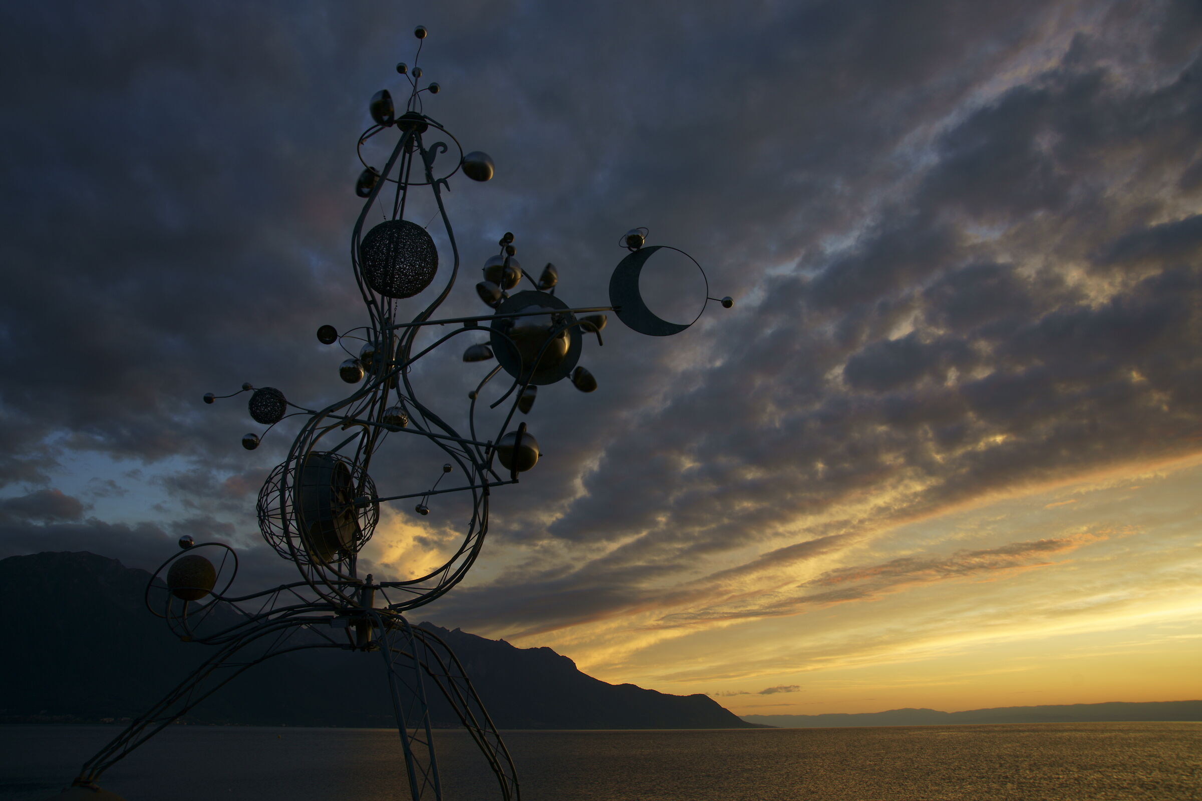 Sunset at Montreux 1