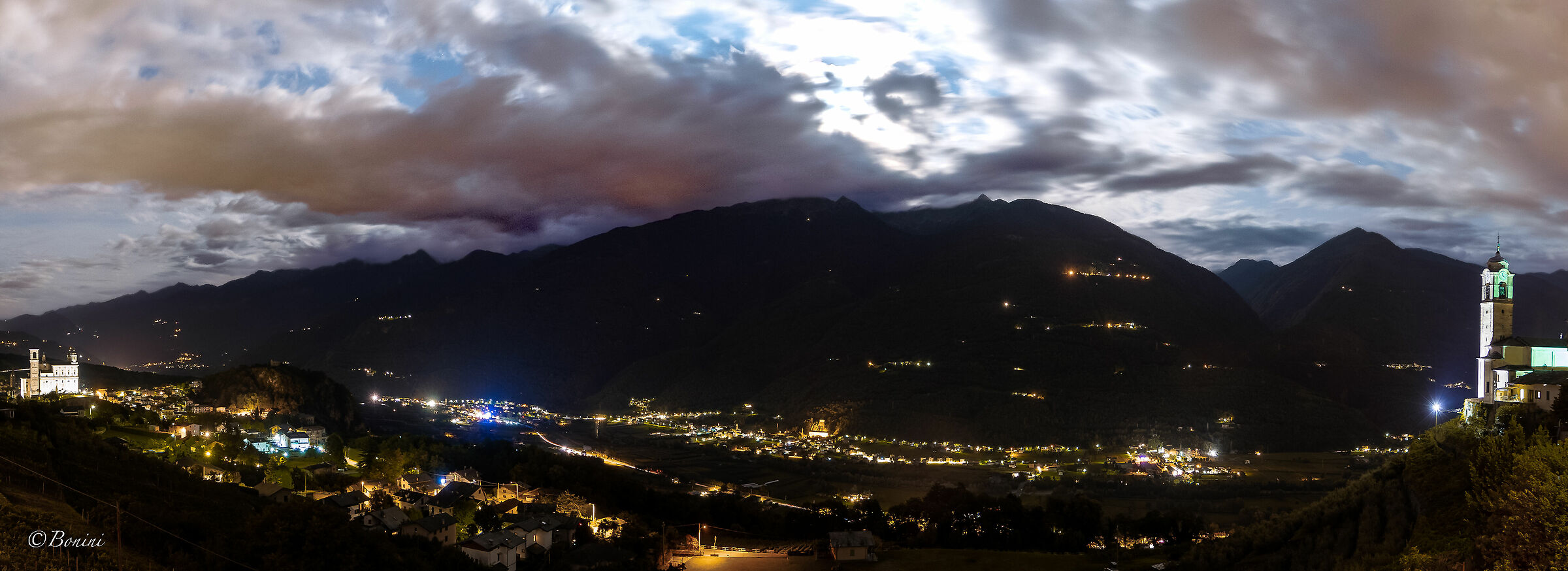 Tuesday night in Valtellina