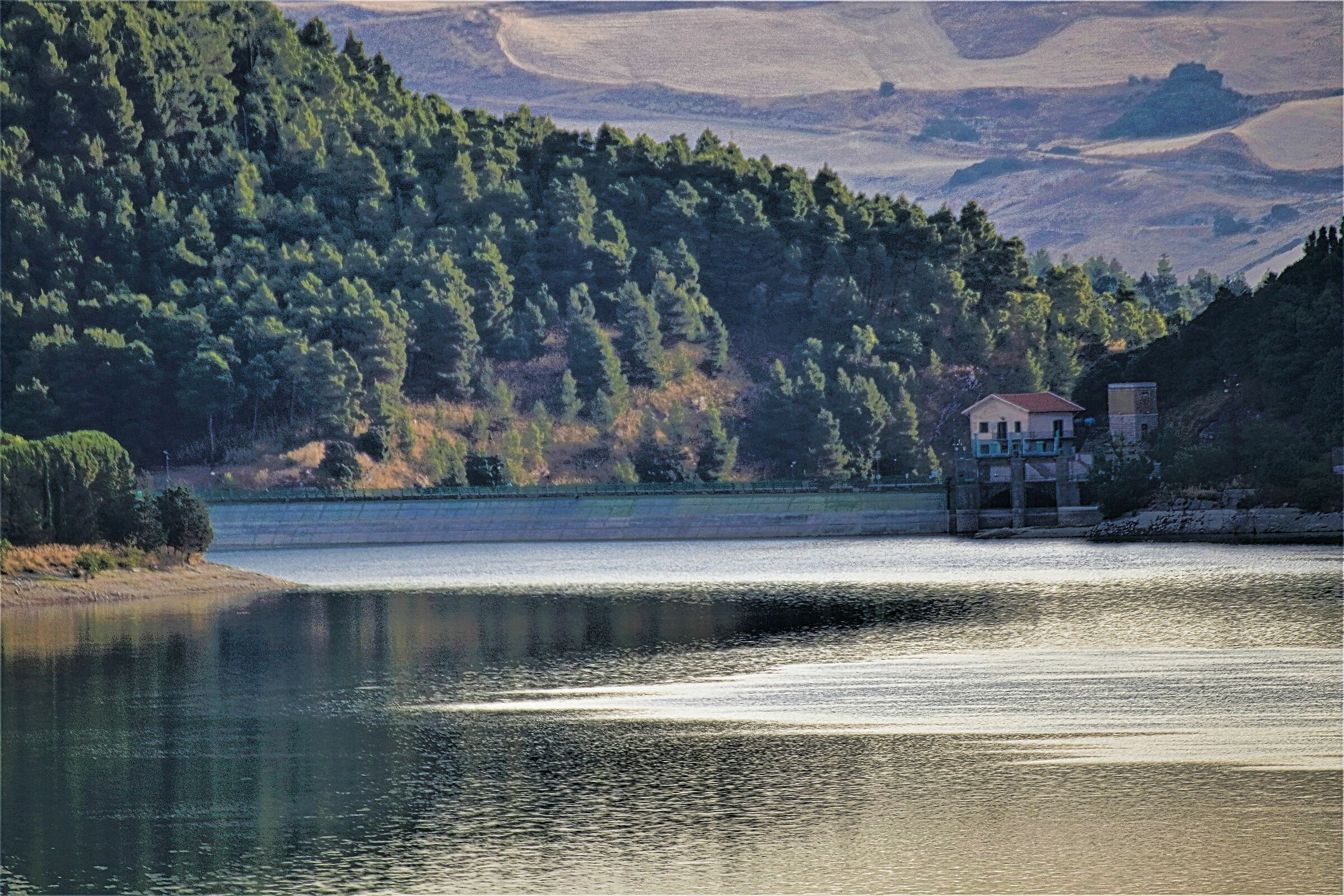 cottage in the lake