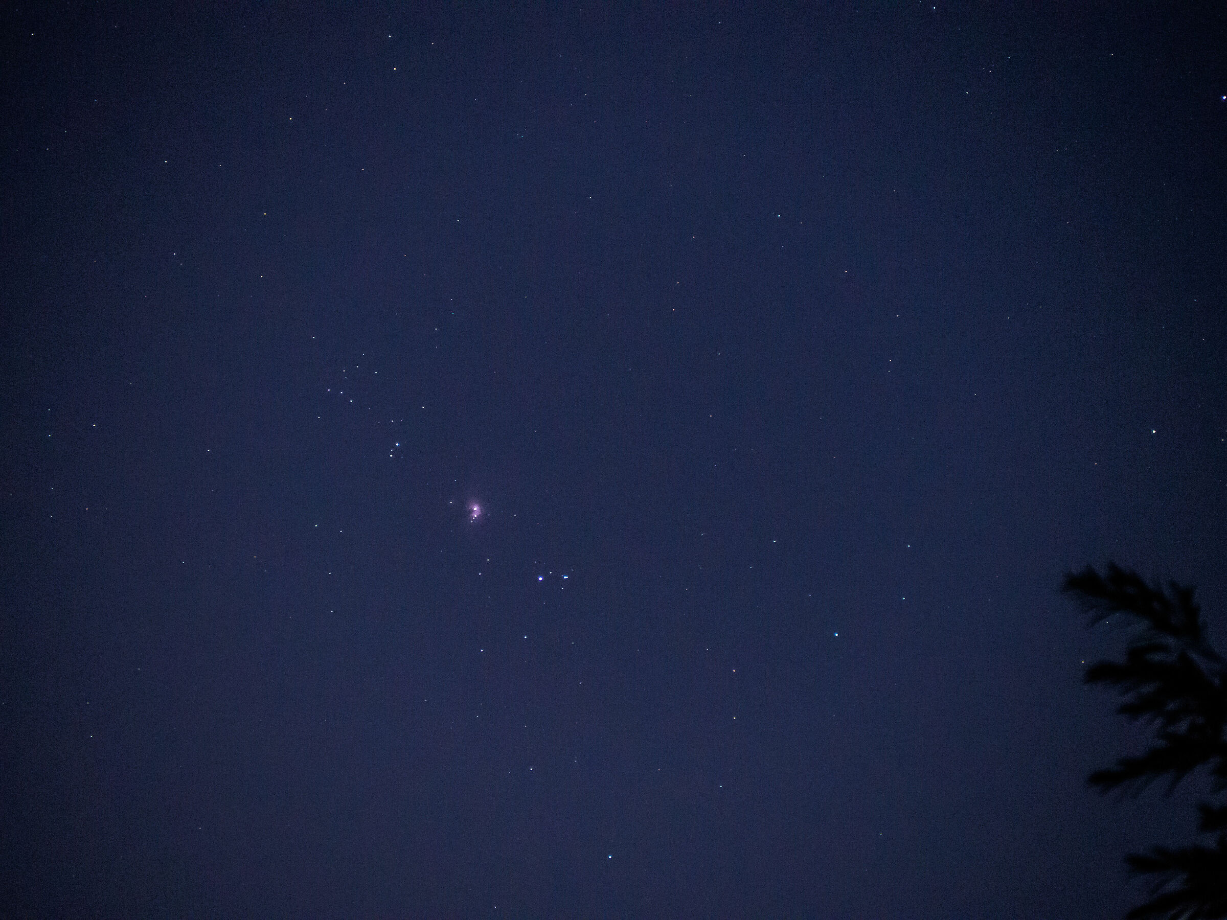 Orion nebula with plastic