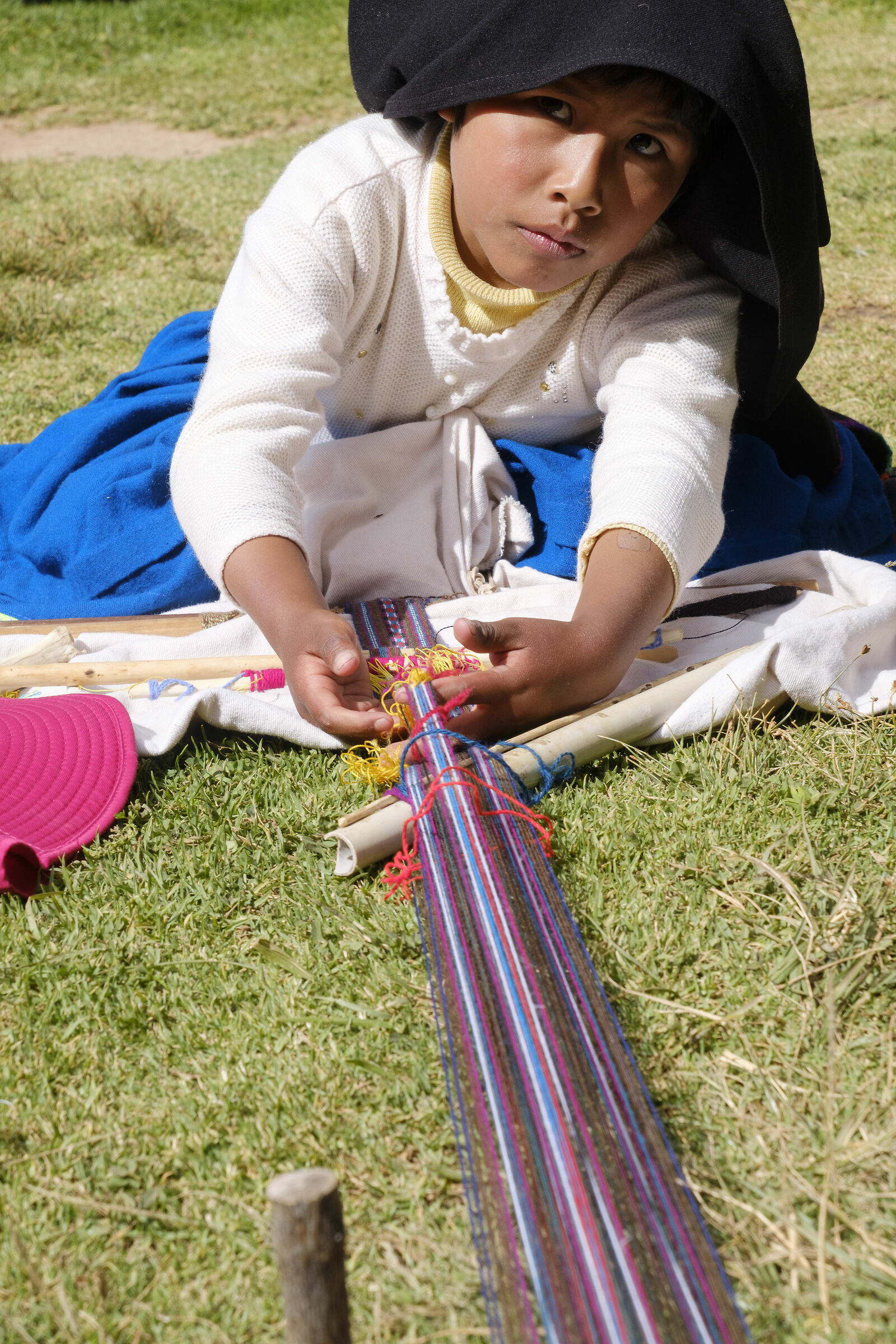 bimba dell'isola taquile
