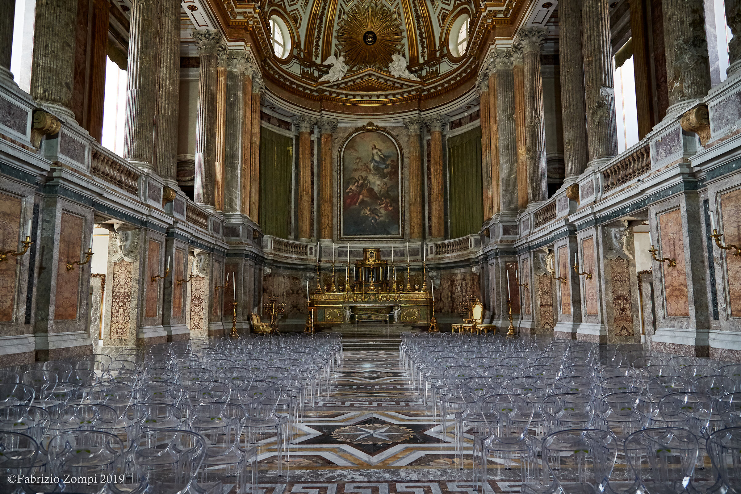 Church inside the palace of Caserta