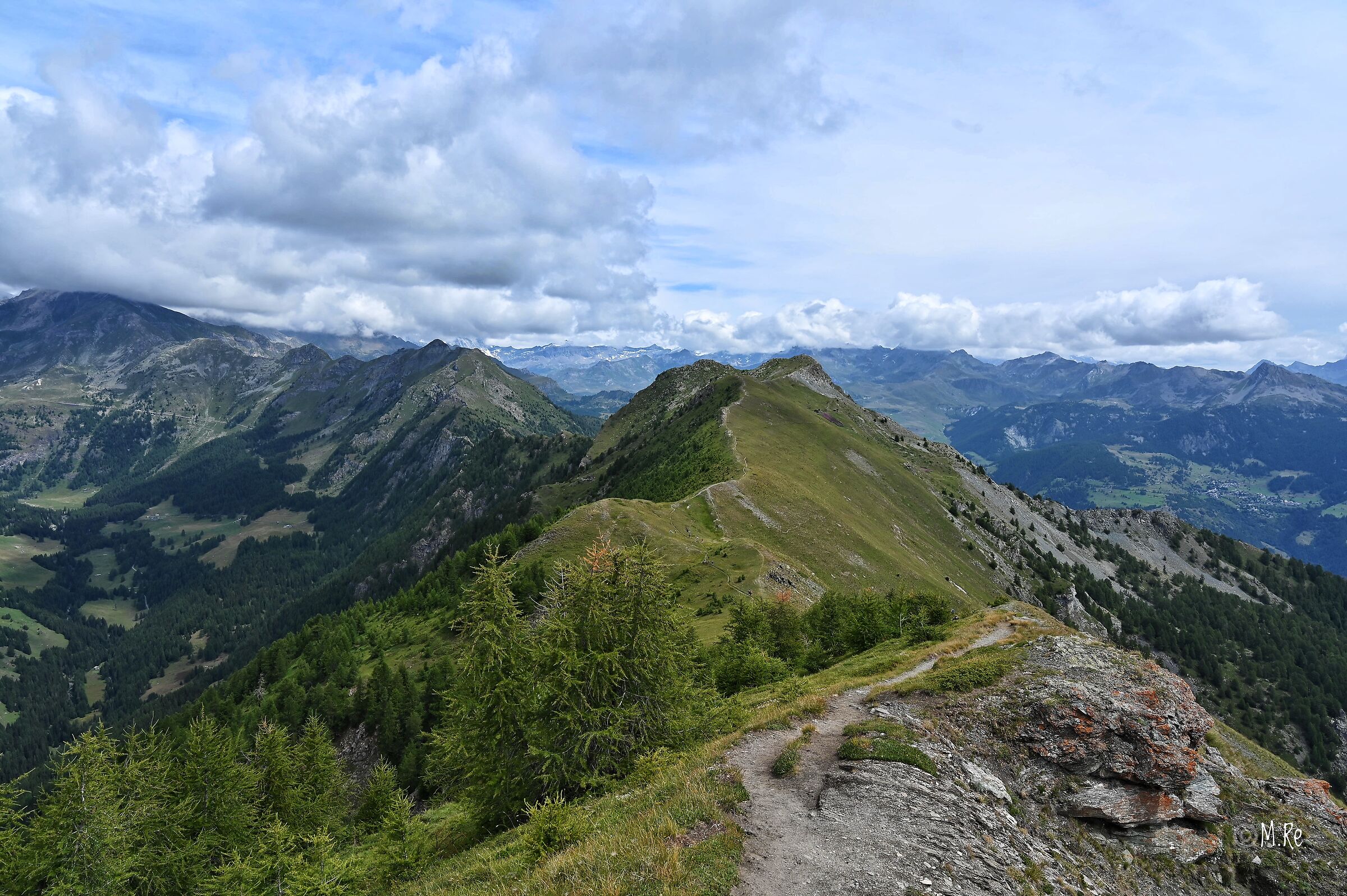 View from Cima Longhede - Val d'Aosta