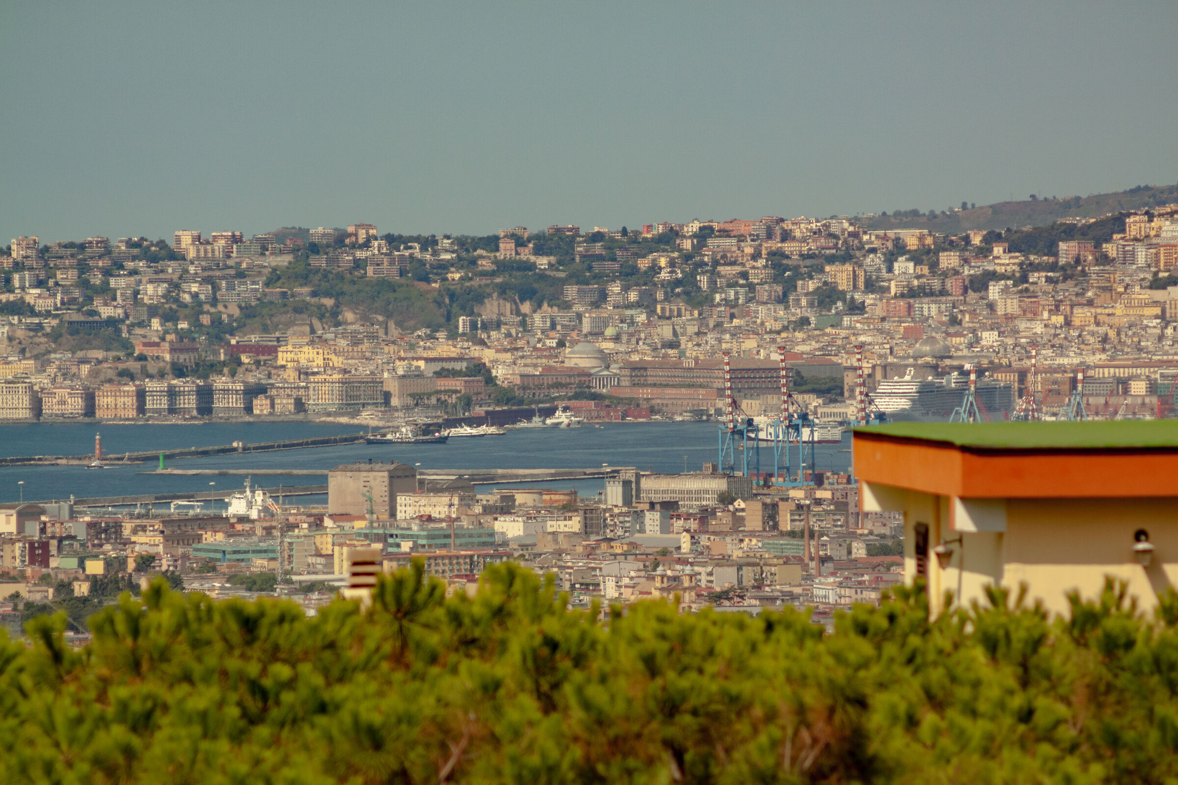 Port of Naples at noon