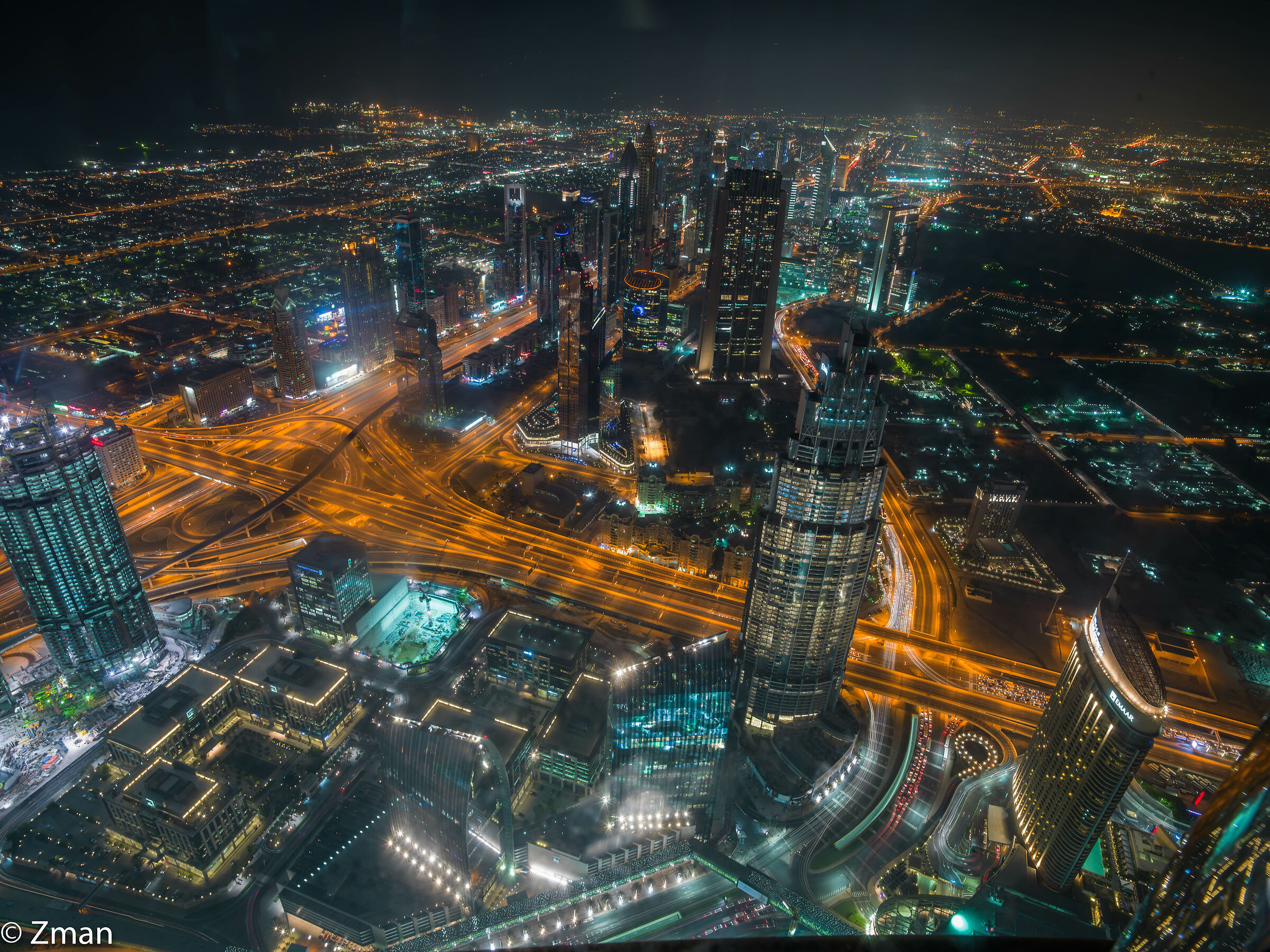 Dubai Lights from Burj Khalifa