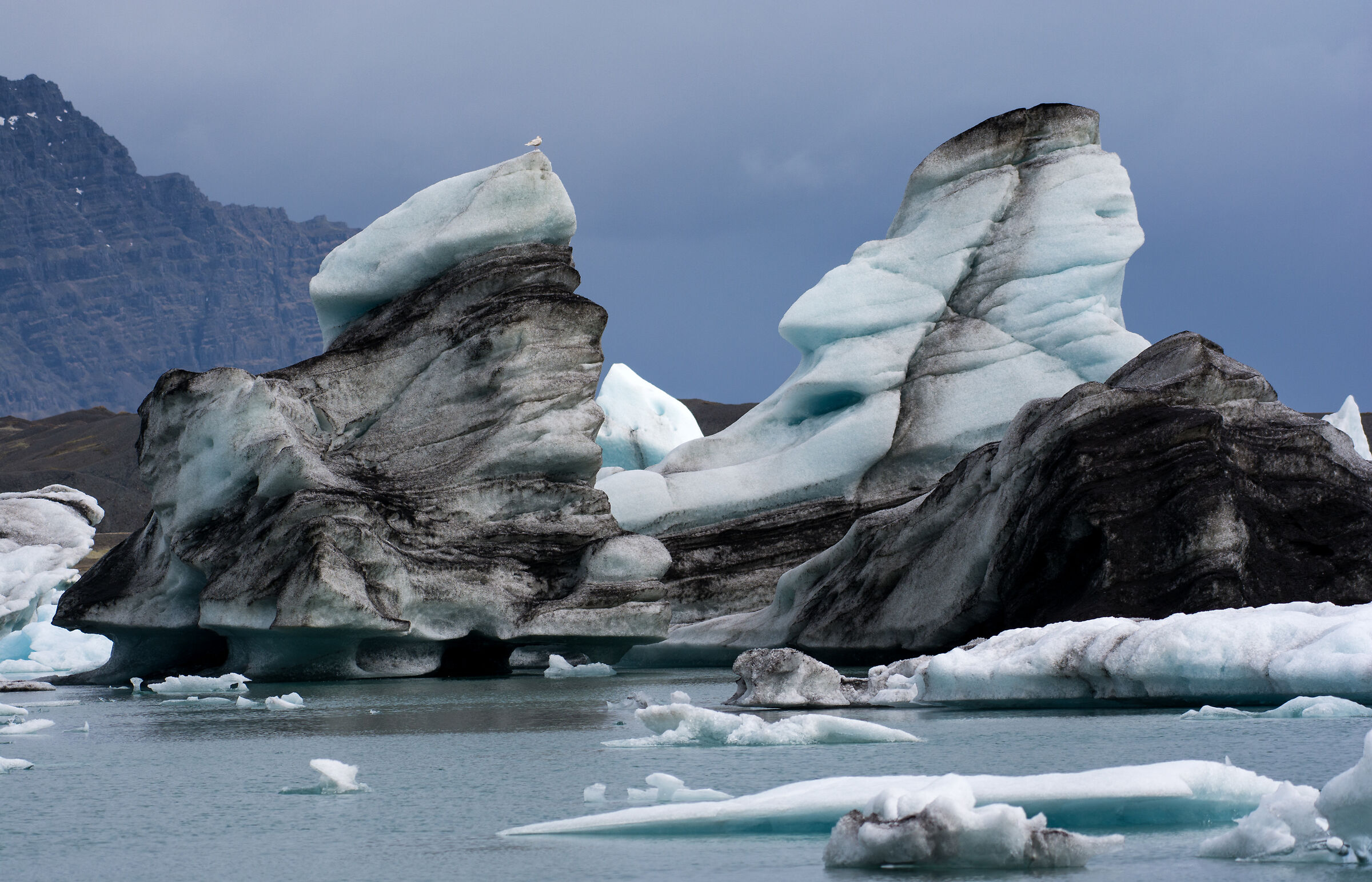 Icebergs on Jökulsárlón