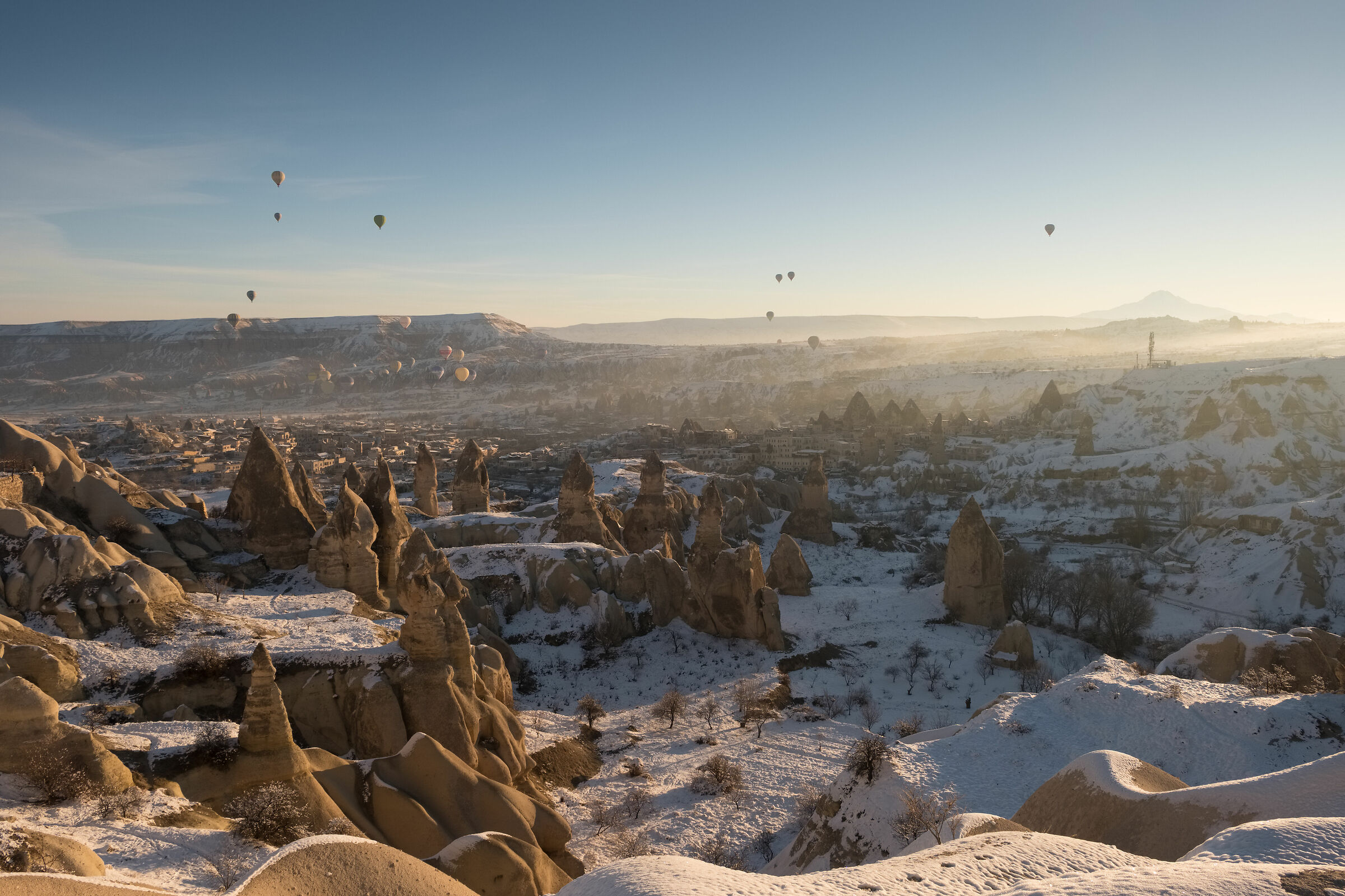 Sunrise on Goreme wide