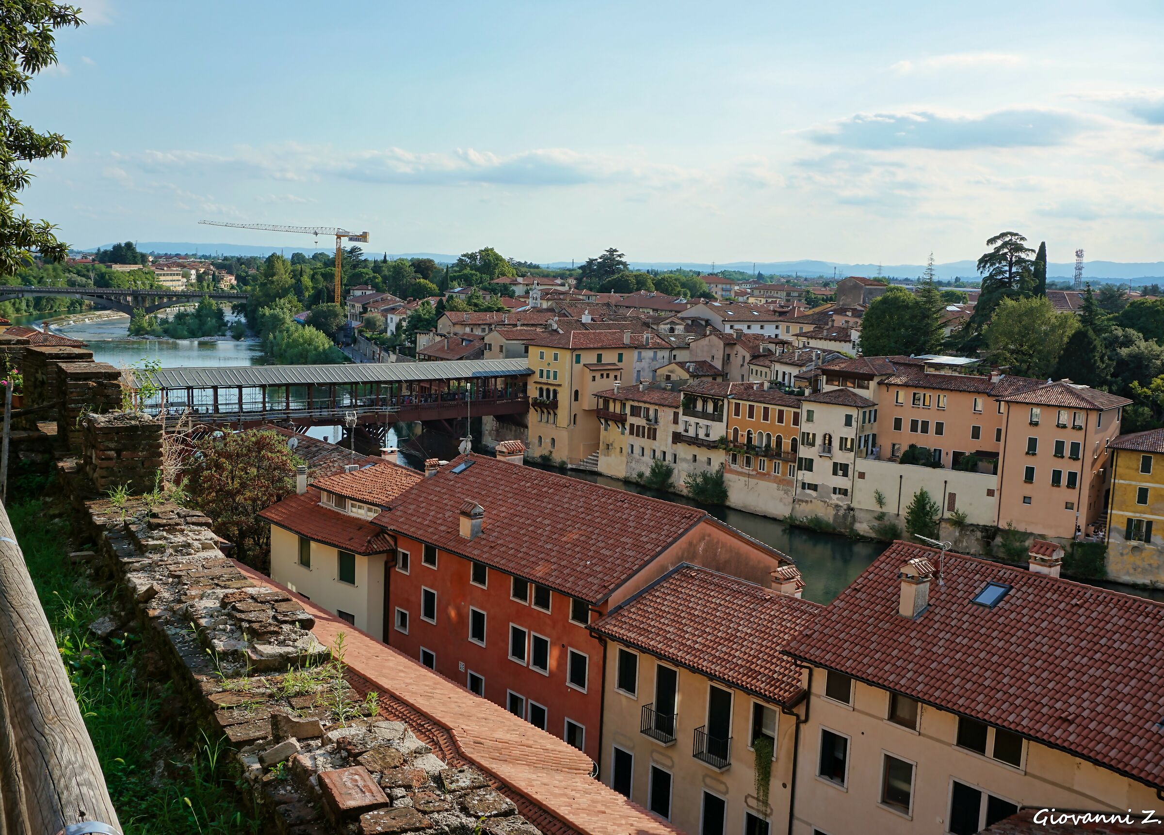 The rooftops of Bassano