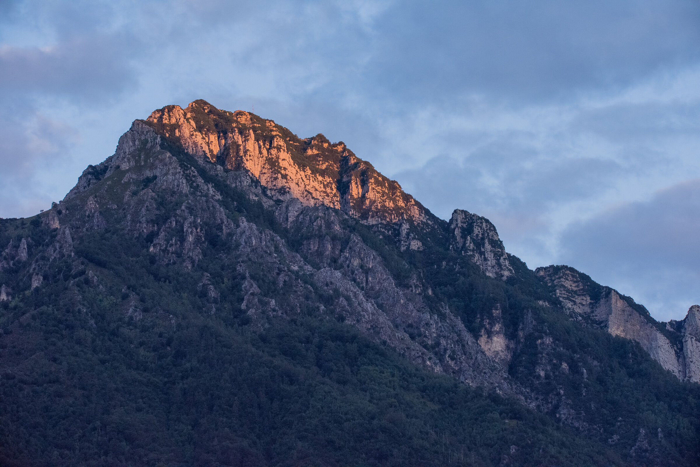 Summer sunrise on Mount Zugna.