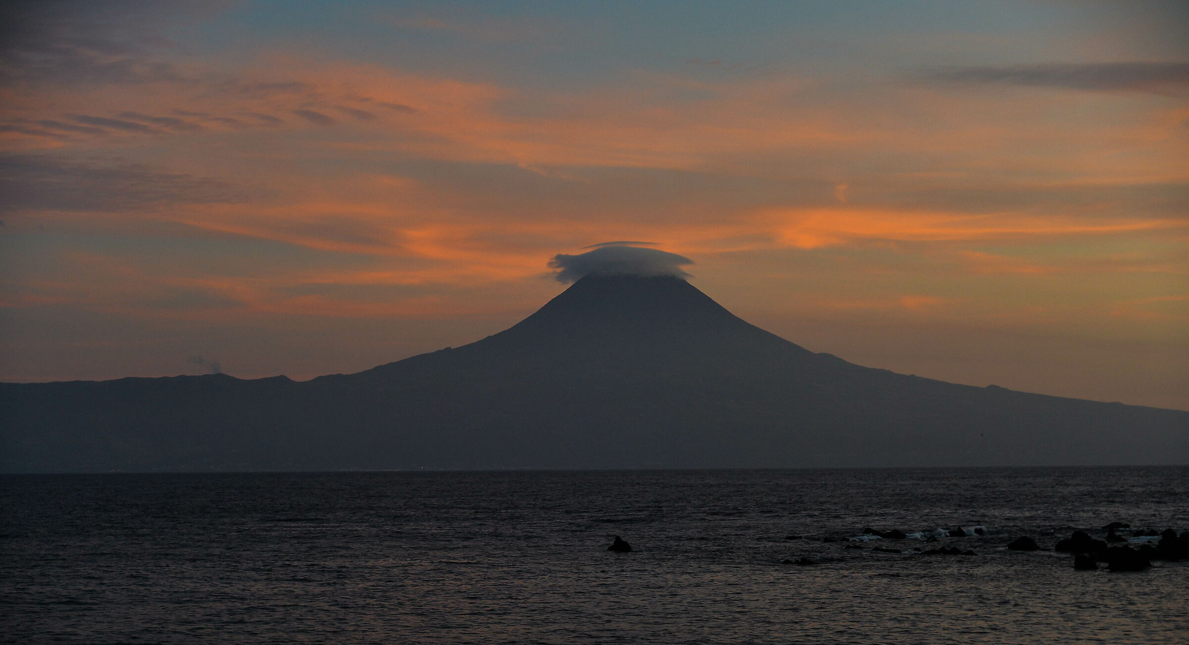 Pico. View from Vila das Velas