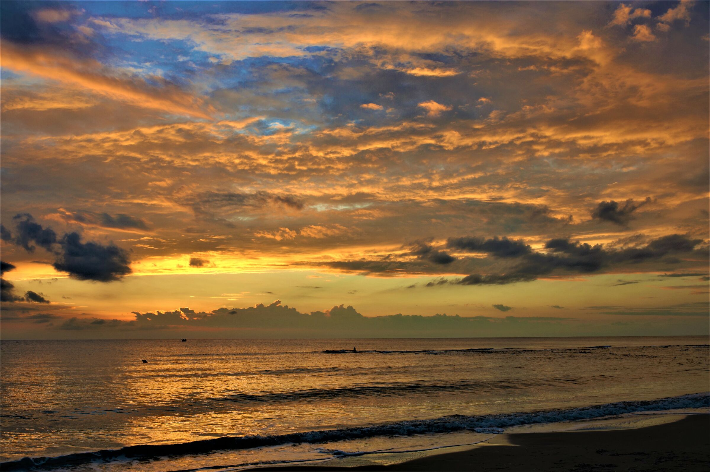 ...un magico tramonto...